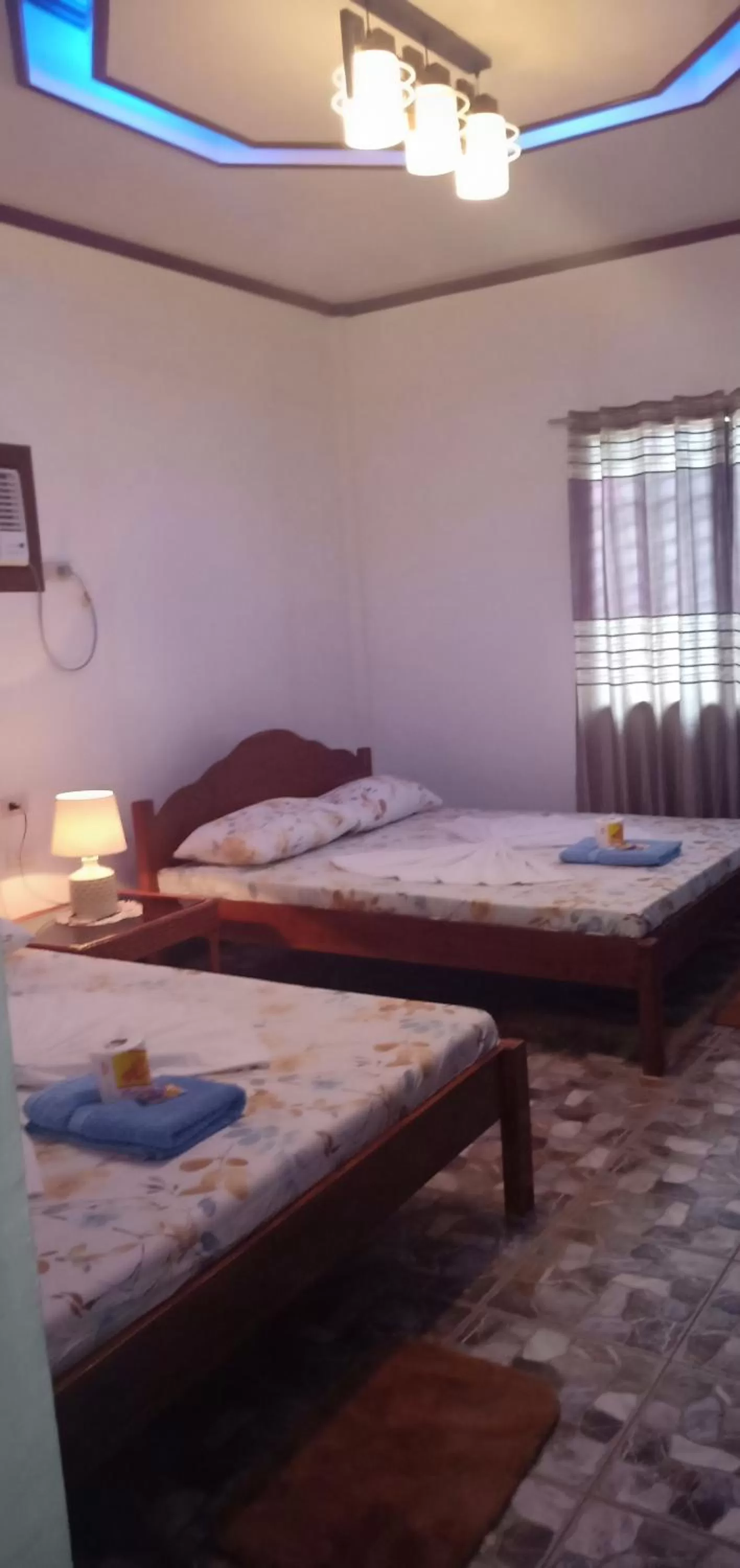 Bed in E&N Paradise Island Resort