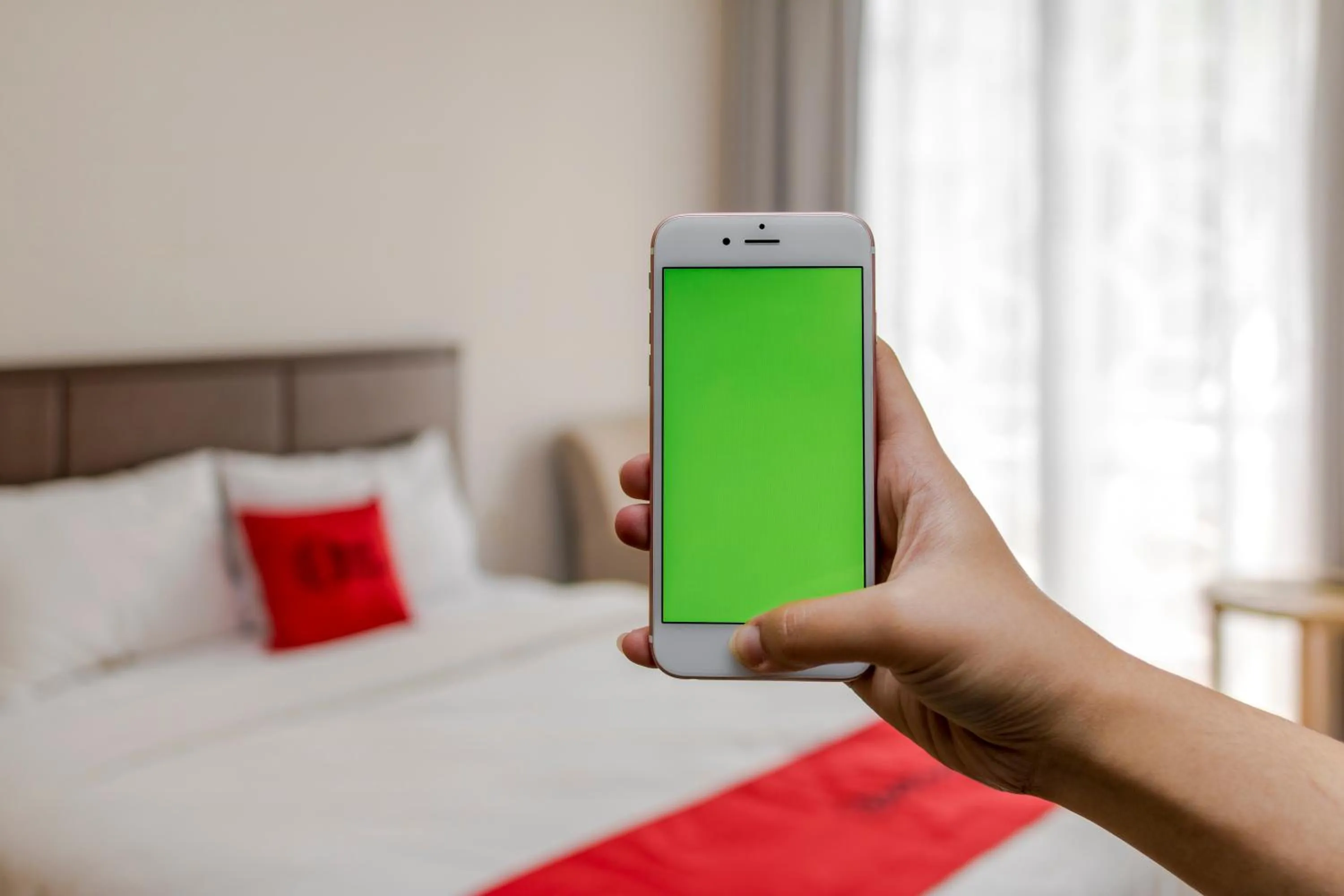 Bed in RedDoorz Plus Syariah @ Hotel Boulevard Luwuk