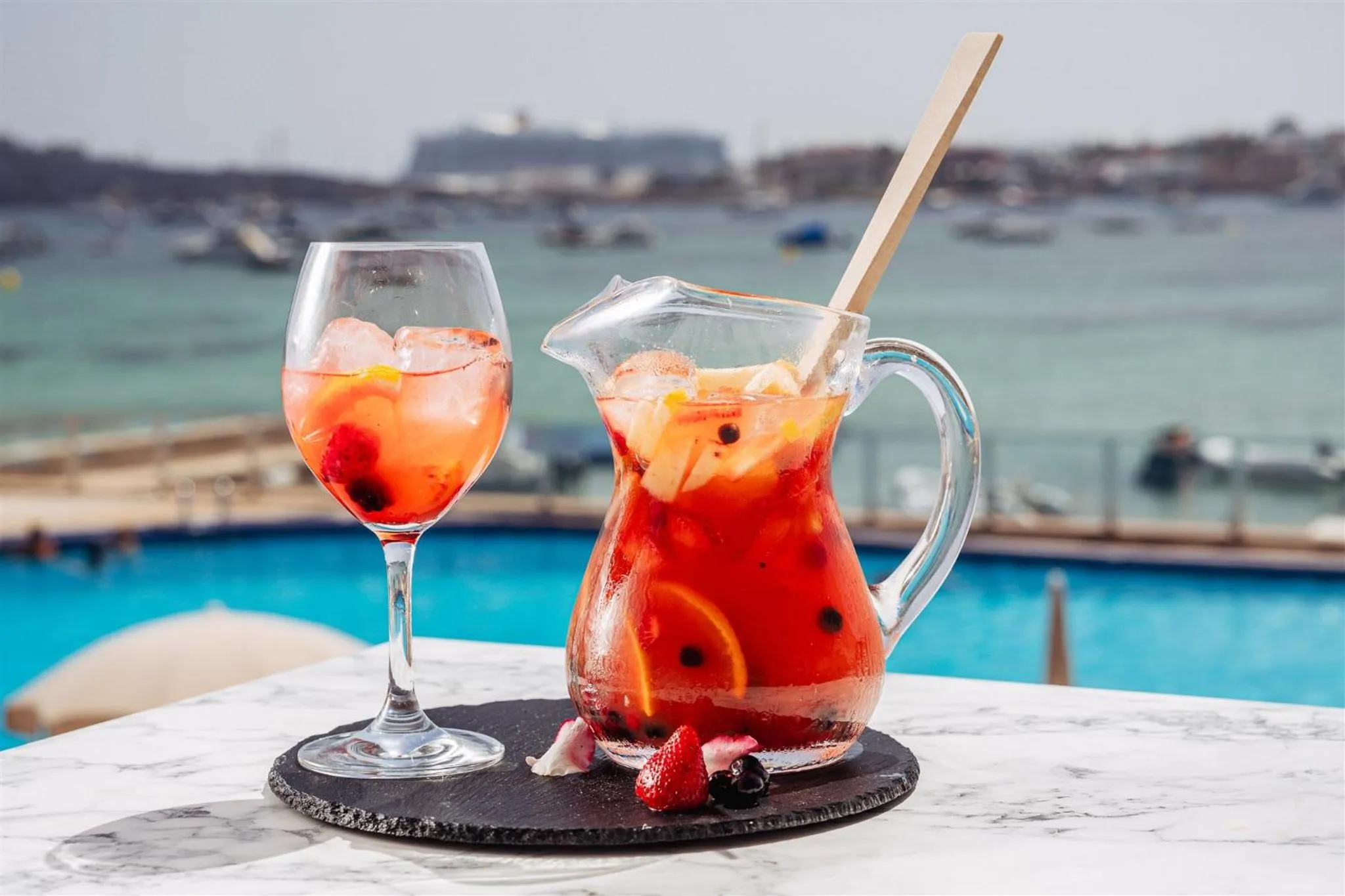 Alcoholic drinks in Hotel Simbad Ibiza