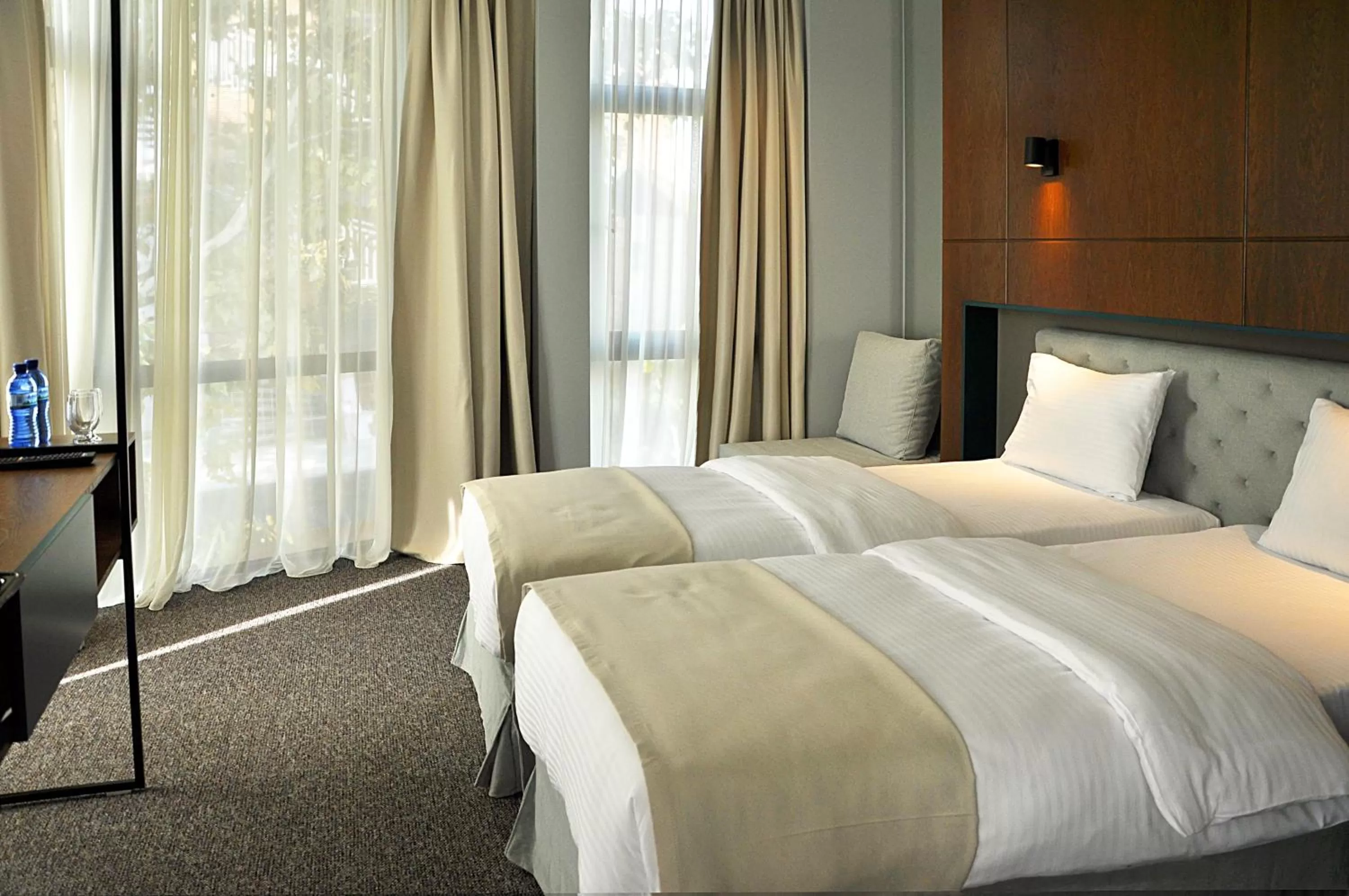 Bedroom, Bed in River View Hotel Tbilisi