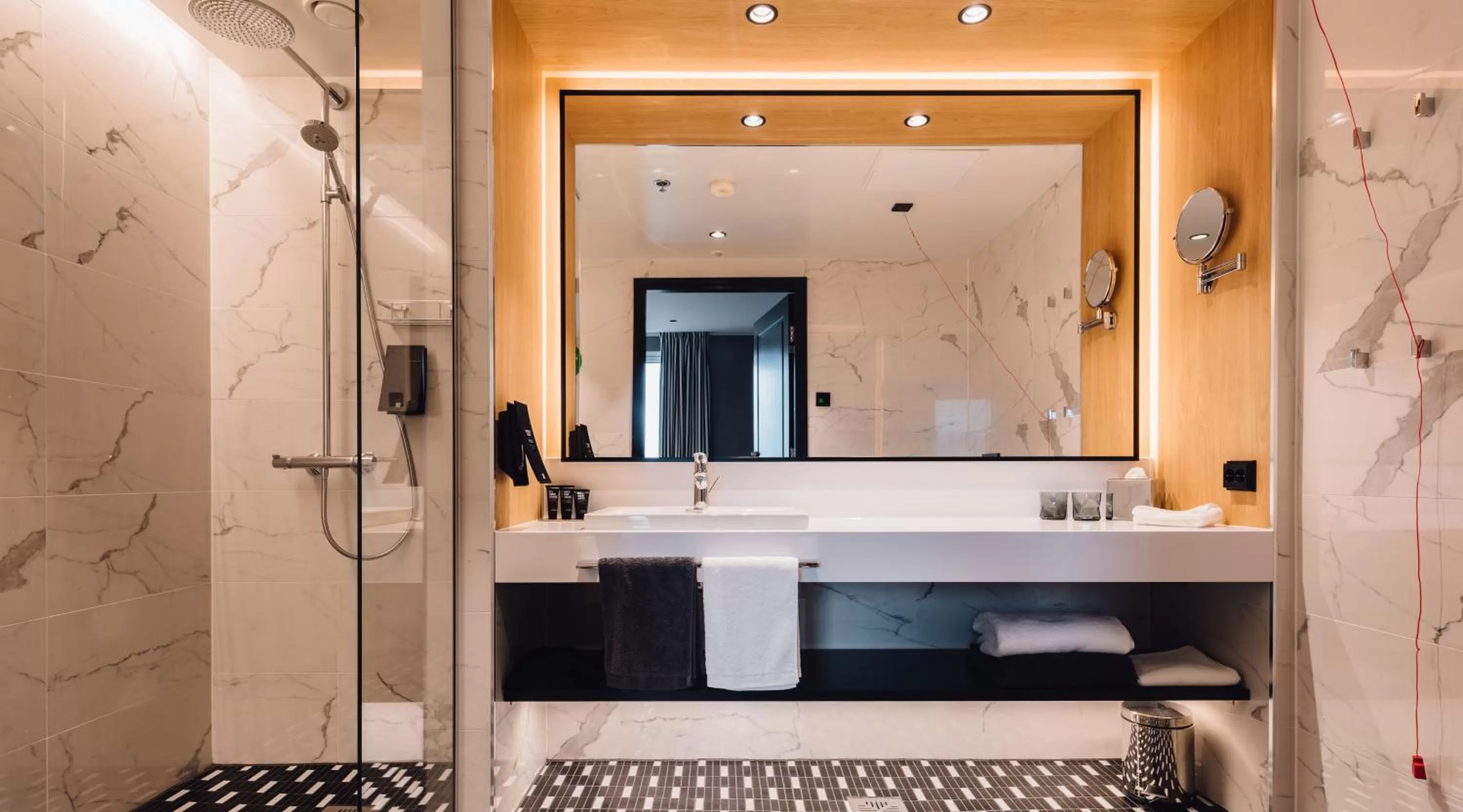 Bathroom in Clarion Hotel Aviapolis