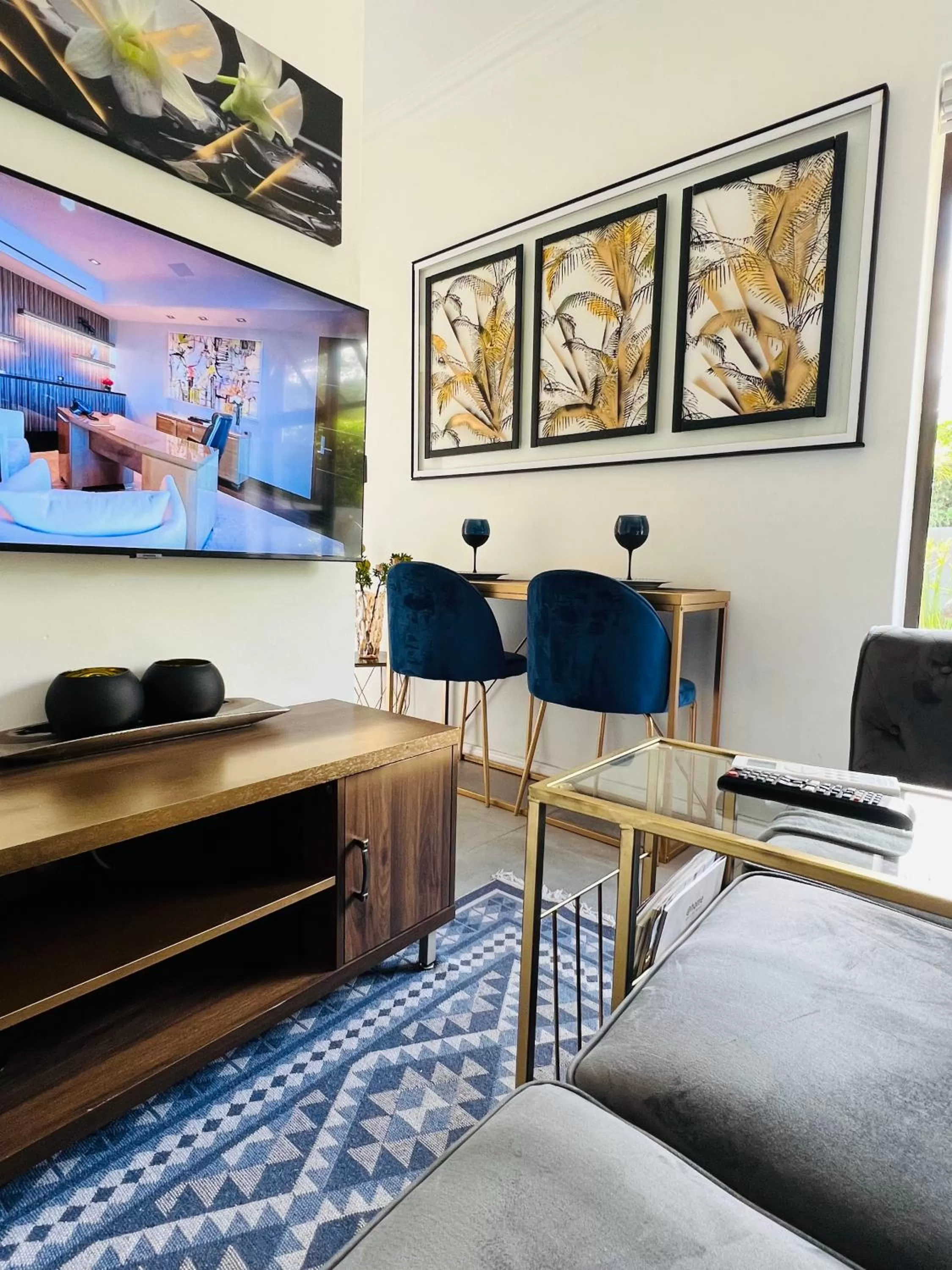 TV/Entertainment Center in 24 On Basil Inventive suites