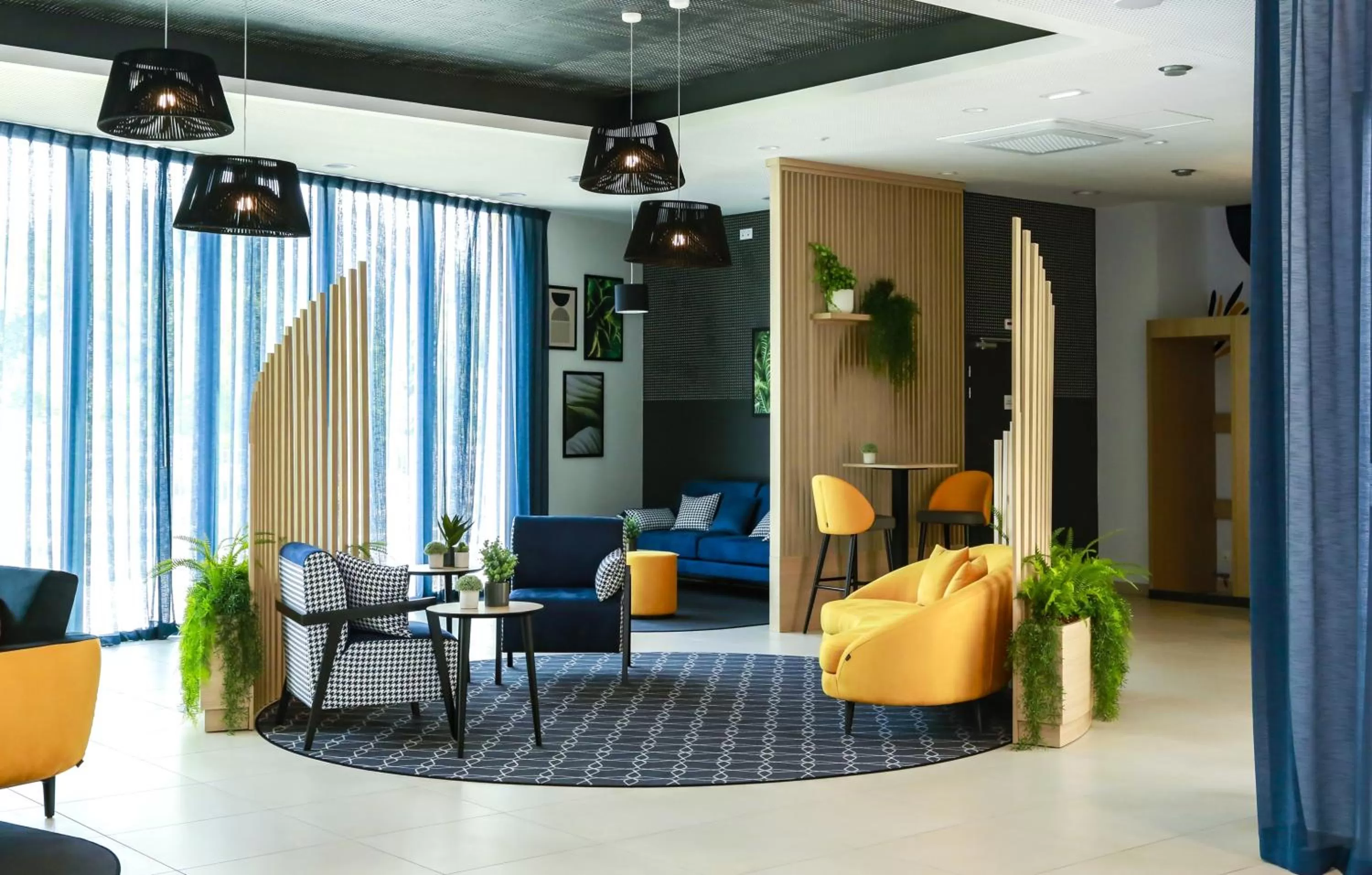 Lobby or reception in Appart Hotel Odalys City Angers Centre Gare