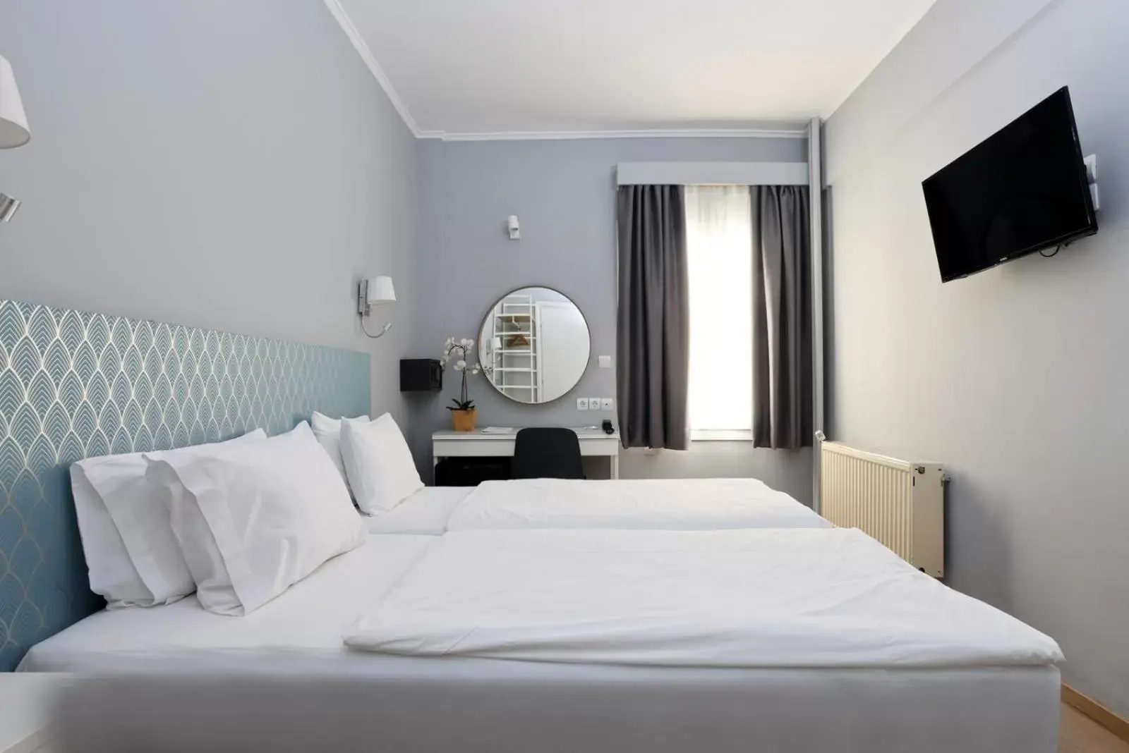 Twin Room Interior View in Abc Hotel Twin Room Interior View in Abc Hotel