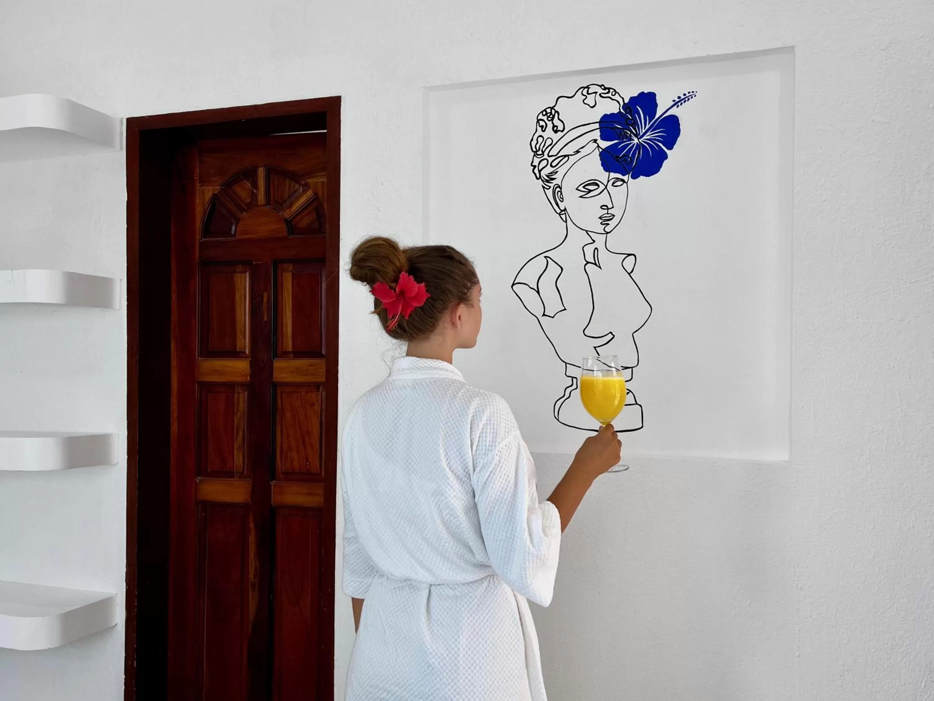 Decorative detail in Pawikan Boutique Hotel