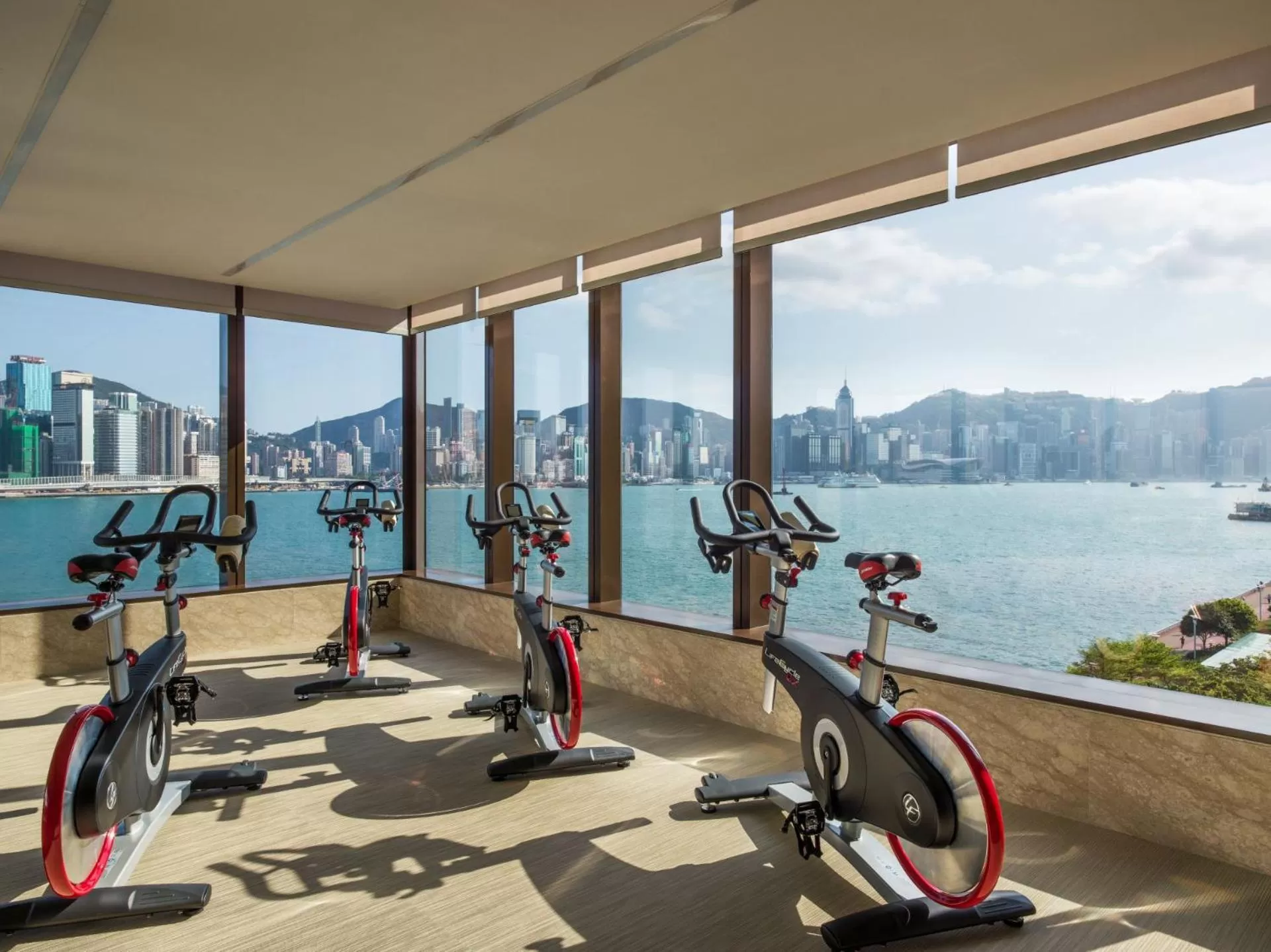 Fitness centre/facilities in Kerry Hotel Hong Kong by Shangri-la
