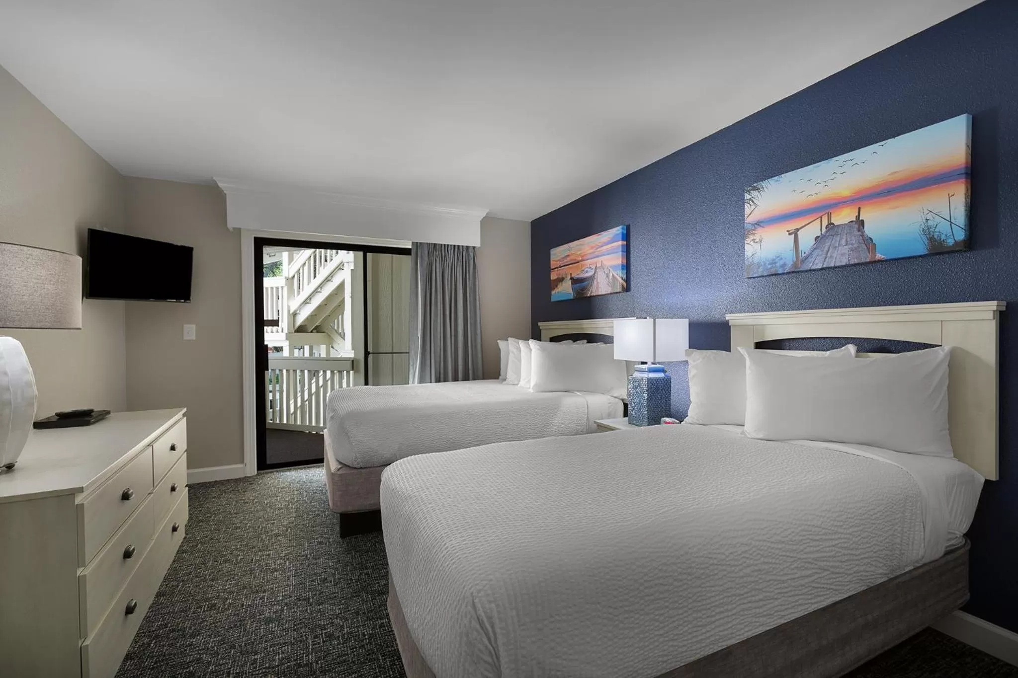 Bed in Caribbean Resort Myrtle Beach