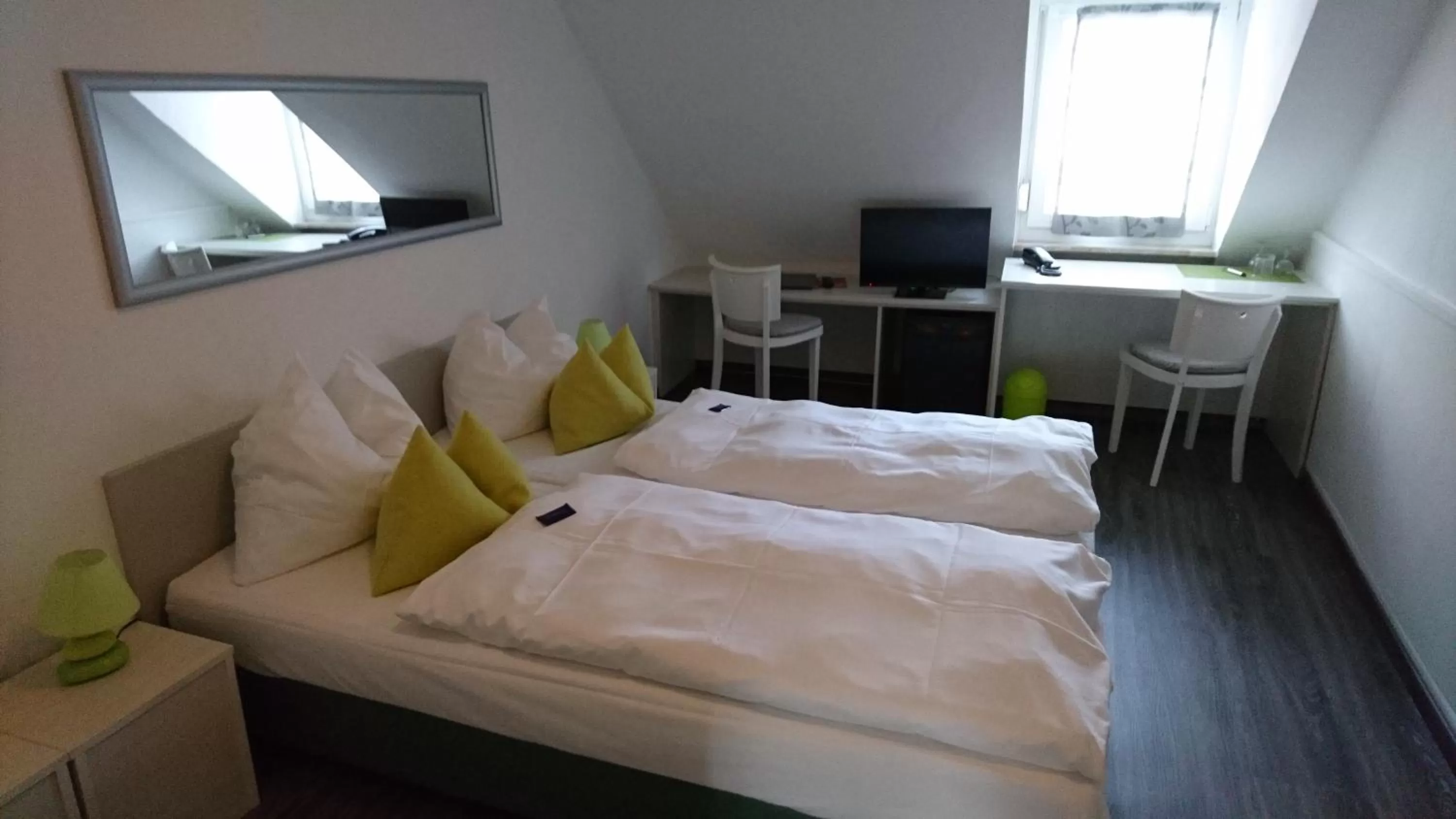 Photo of the whole room, Bed in Hotel Deutschherrenhof