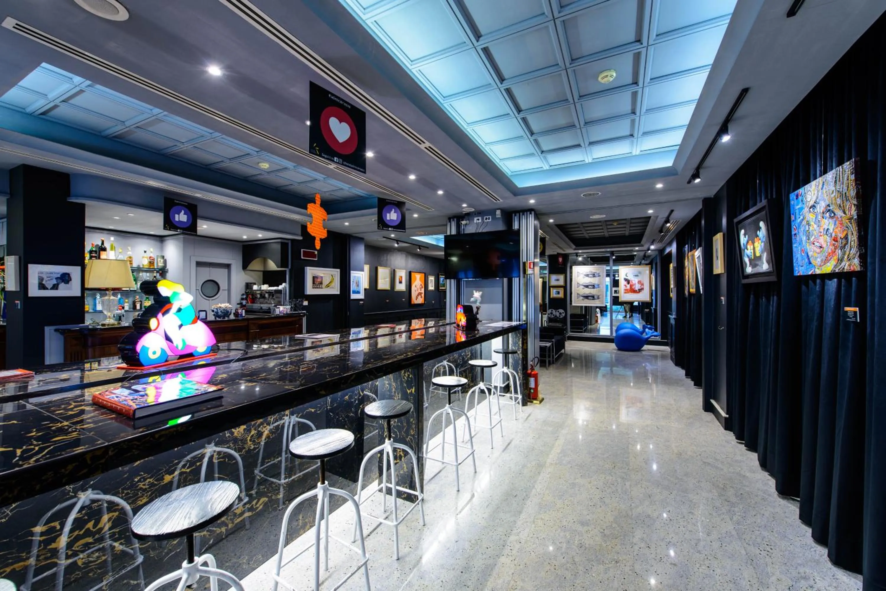 Lobby or reception in Admiral Art Hotel