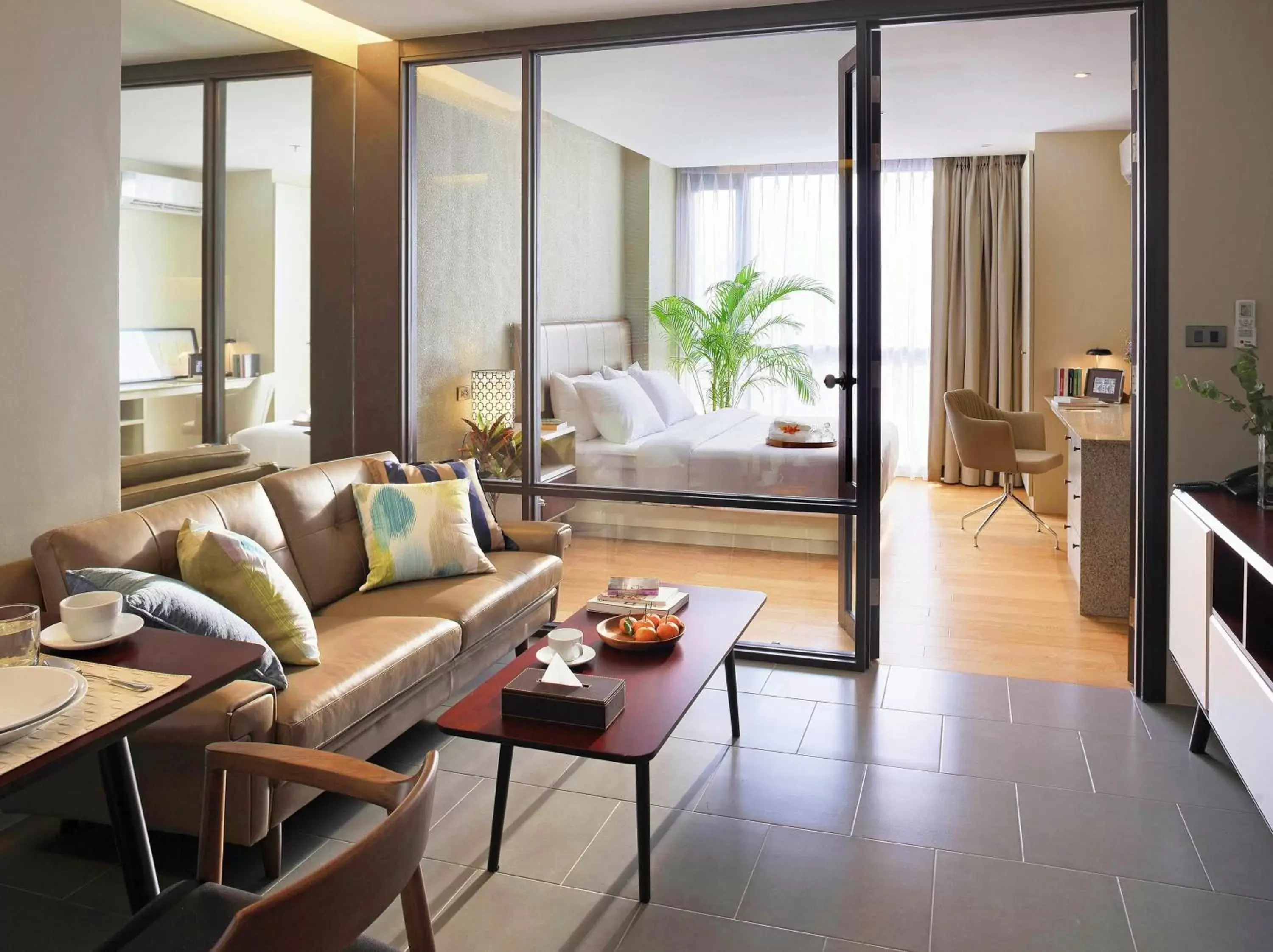 Superior 1 Bedroom in Balcony Courtyard Sriracha Hotel & Serviced Apartments Superior 1 Bedroom in Balcony Courtyard Sriracha Hotel & Serviced Apartments