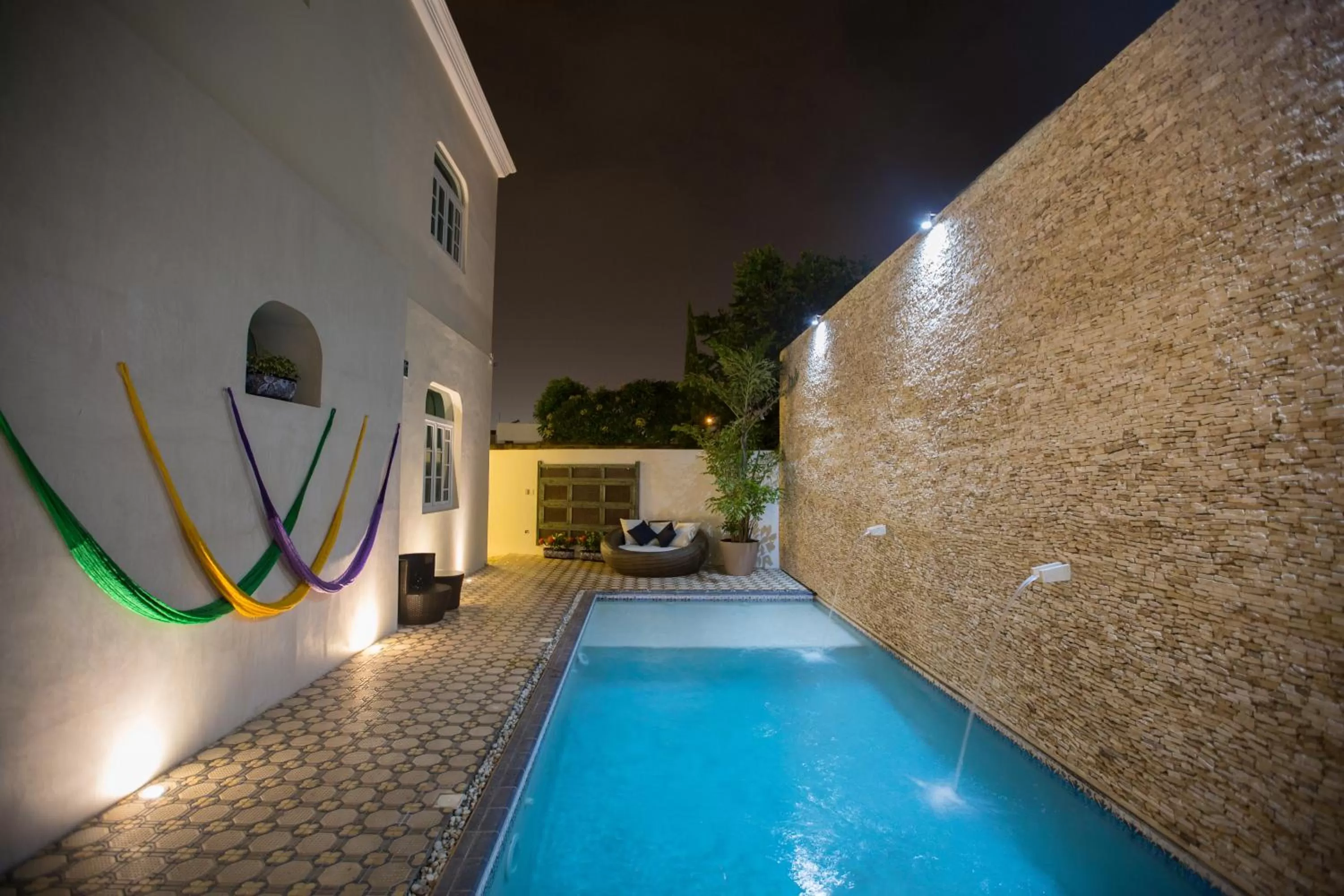 Swimming pool in Delfina Boutique Hotel