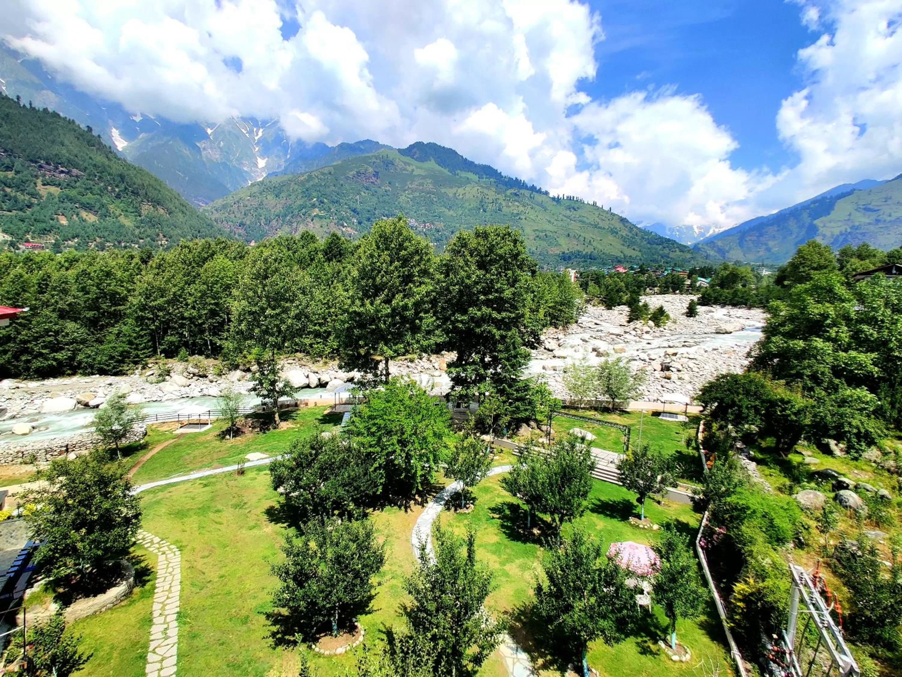 Garden in The Allure Grand Resort -A Majestic Riverside Retreat