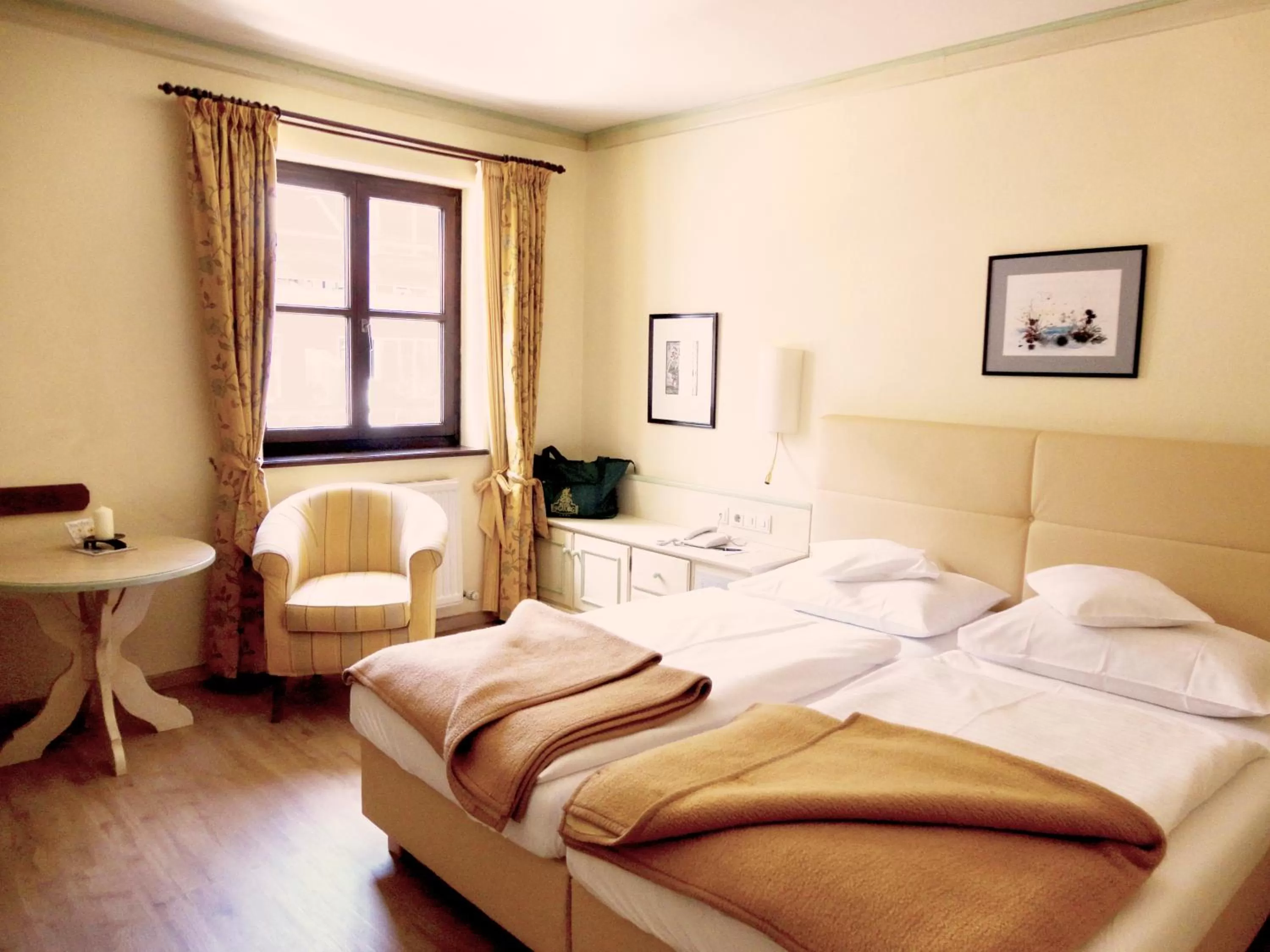 Photo of the whole room, Bed in Johannesbad Hotel St. Georg