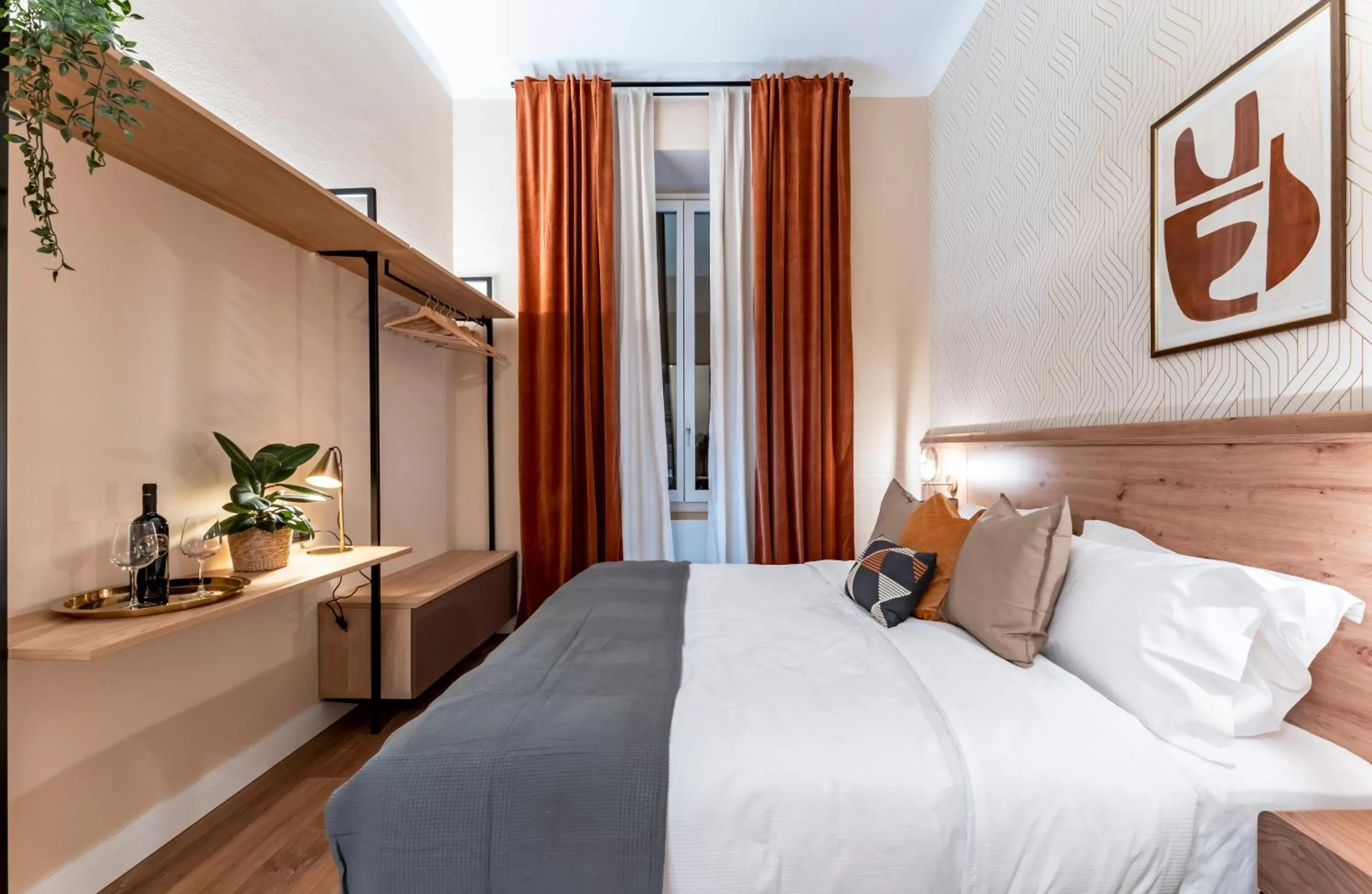 Bed in Terra Artis Guest House