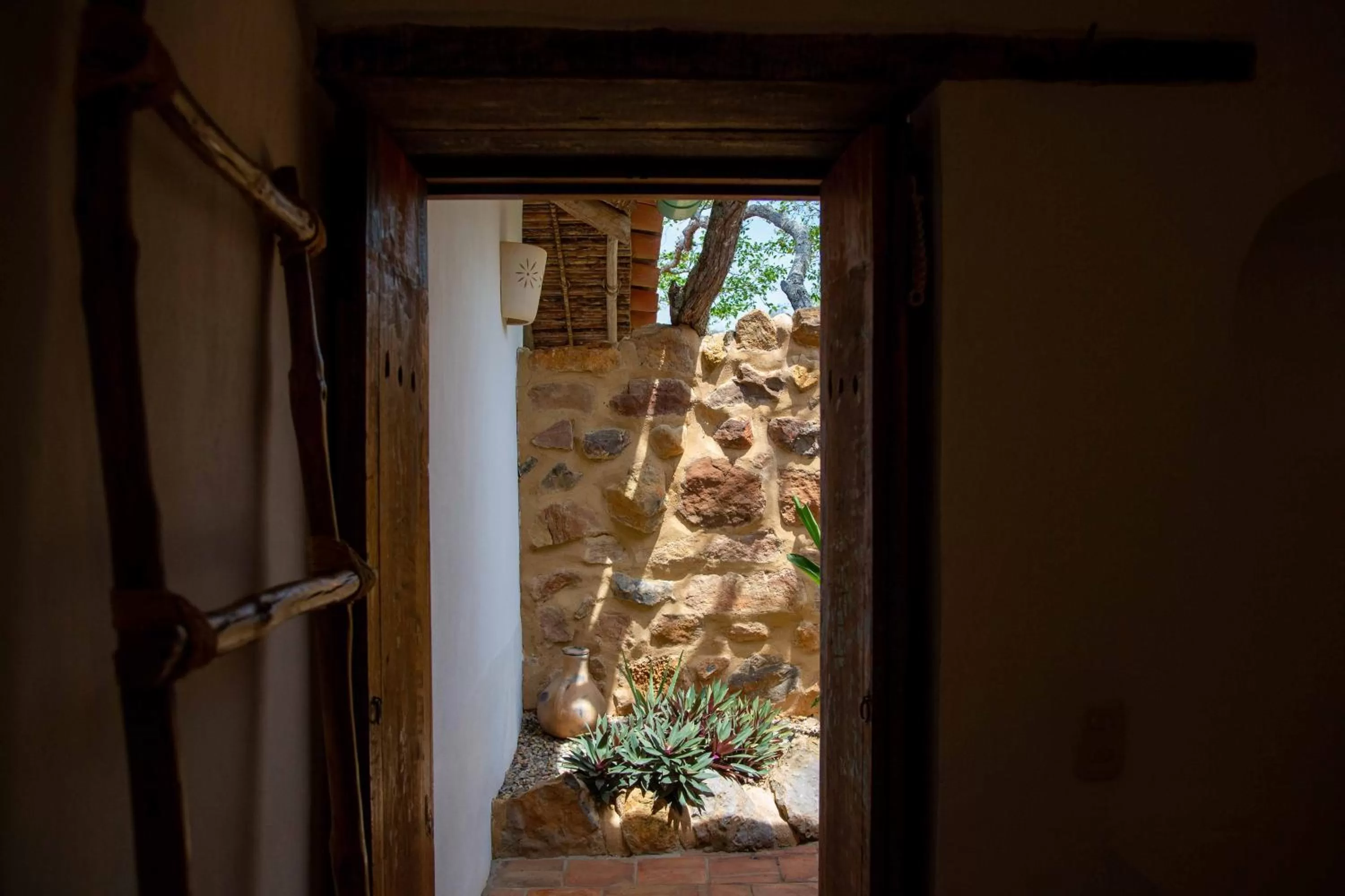 Shower, View in Finca San Pedro