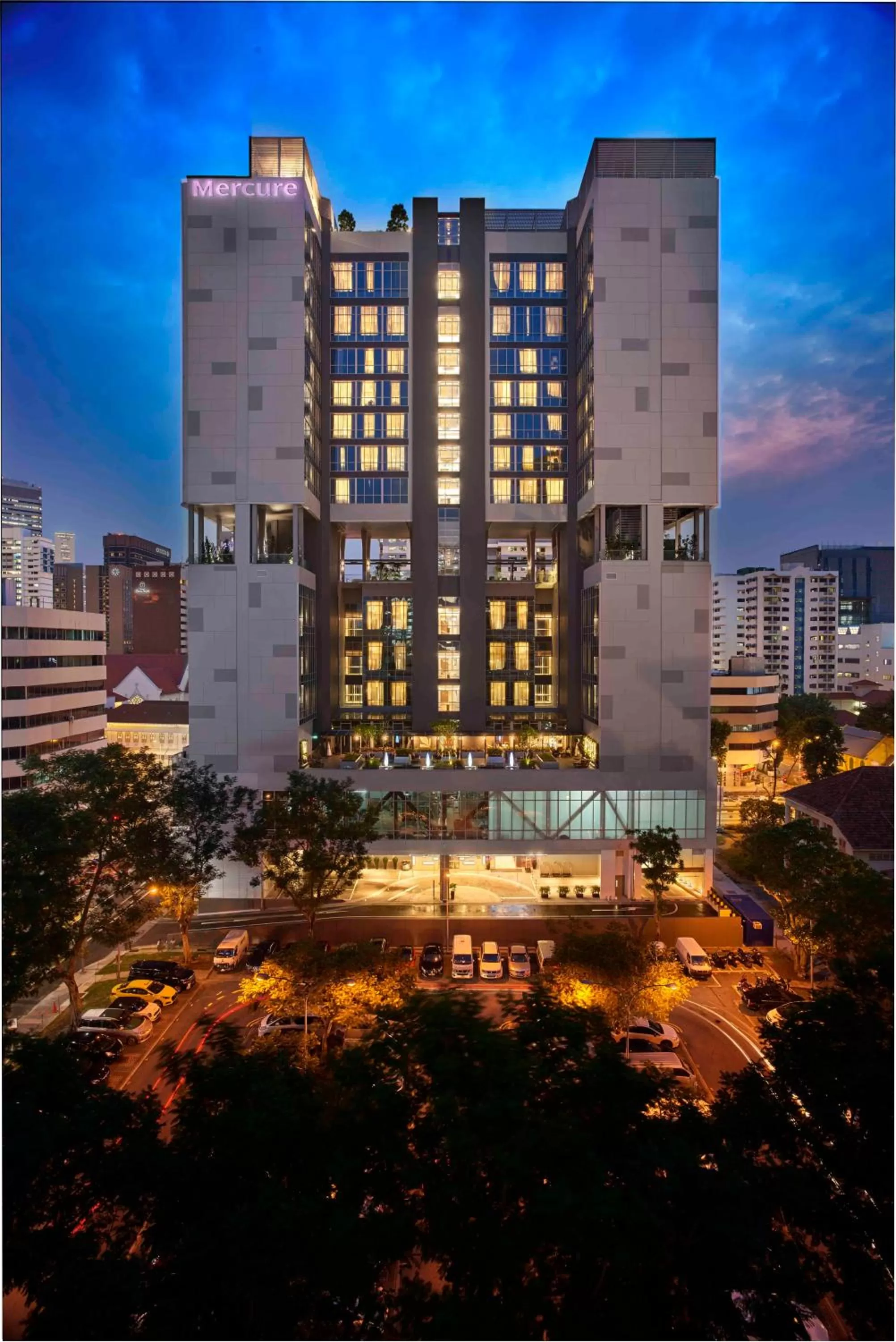 Facade/entrance in Mercure Singapore Bugis