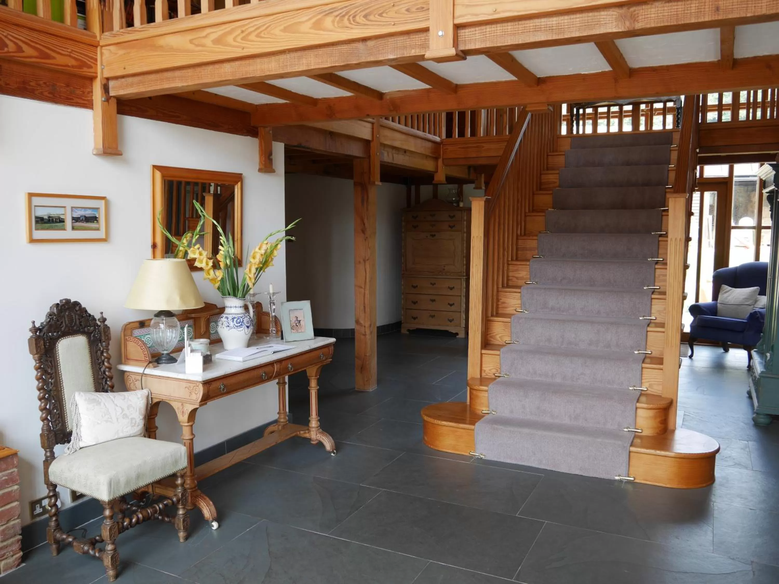 Lobby or reception in North Downs Barn