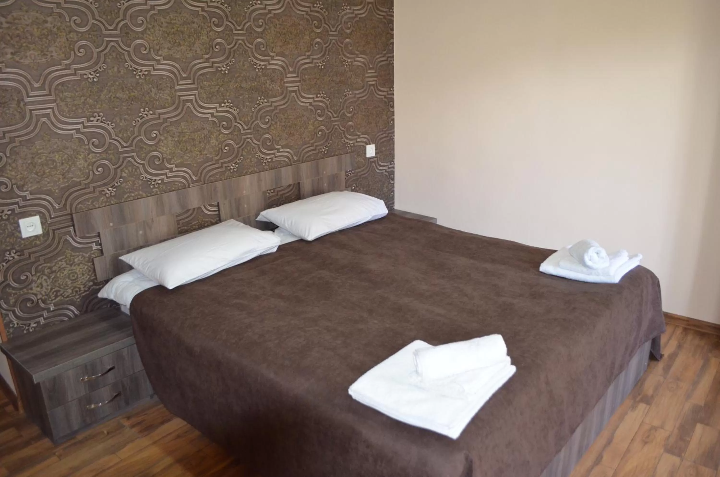 Bedroom, Bed in Hotel Svanseti