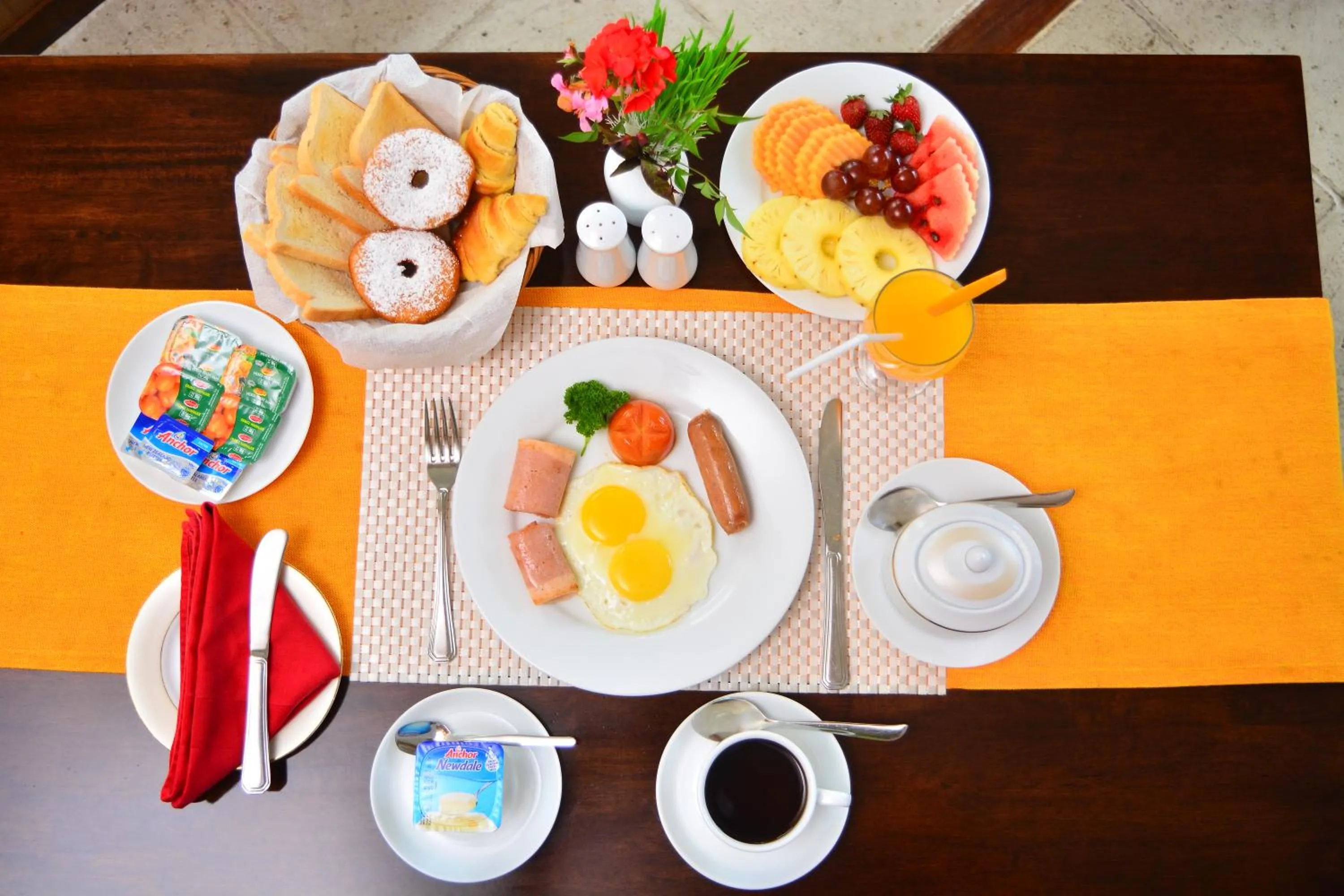 Breakfast in Unique Towers Luxury Boutique Suites
