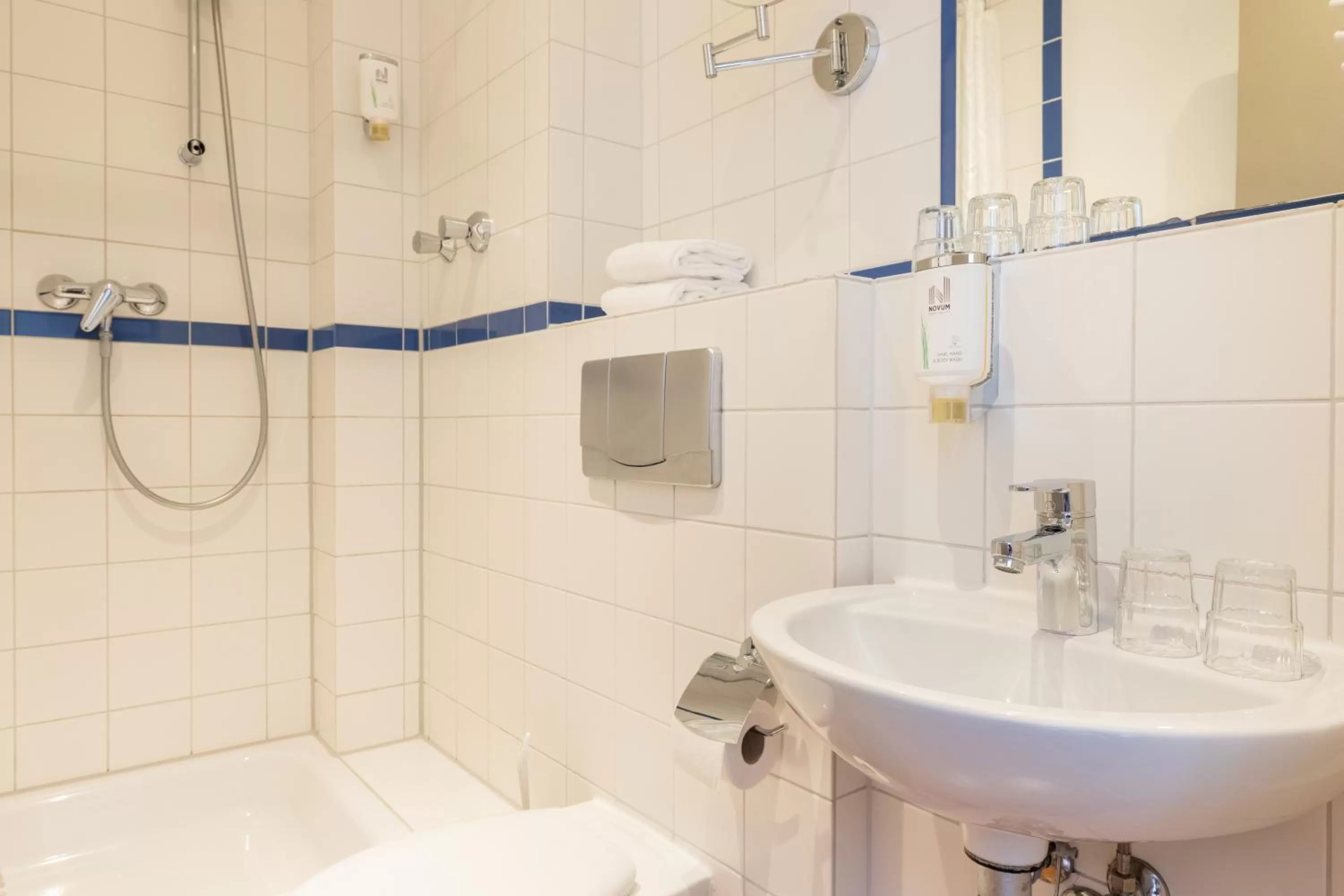 Toilet in Hotel Aldea Berlin