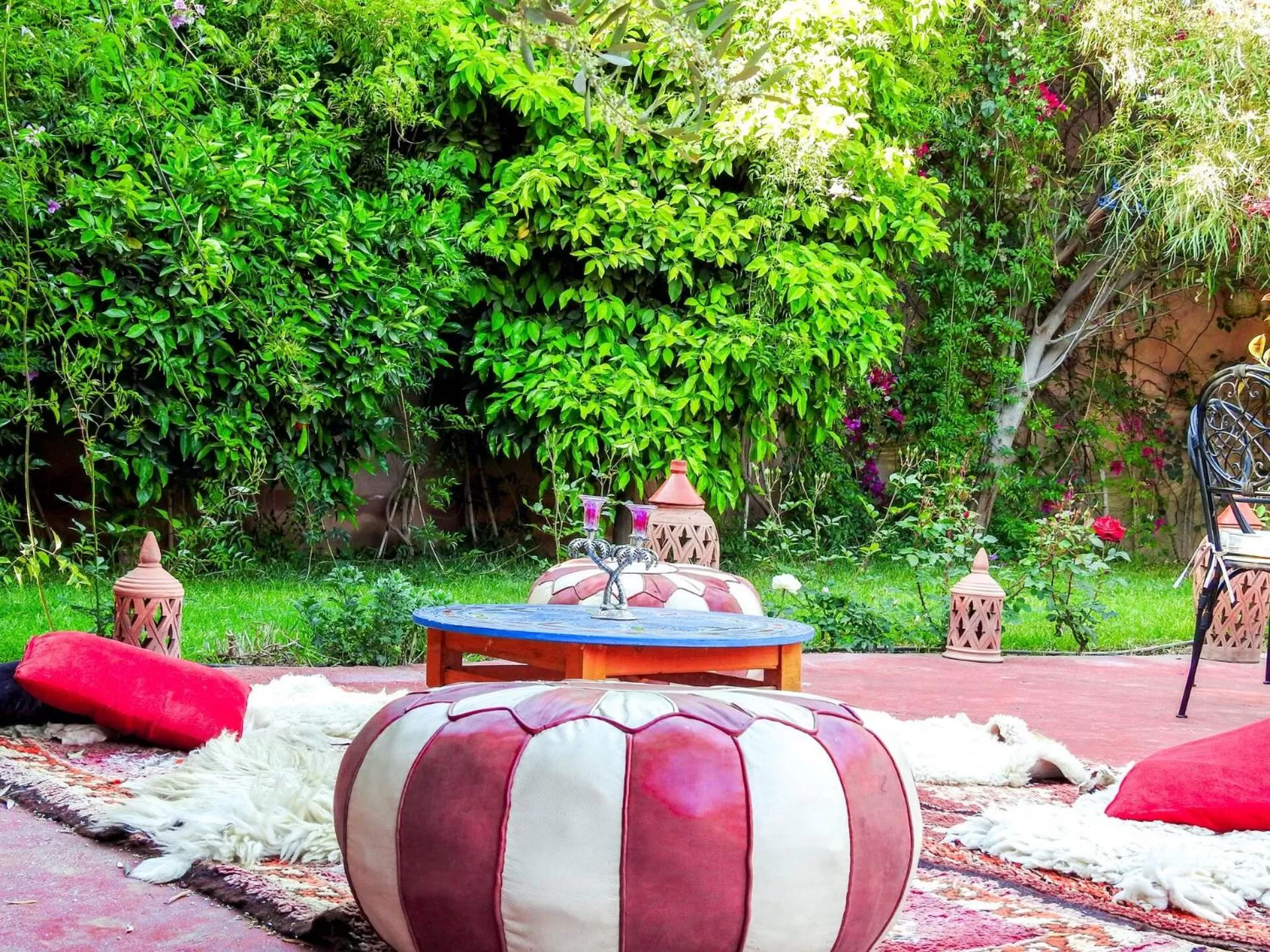 Garden in Le Bleu House