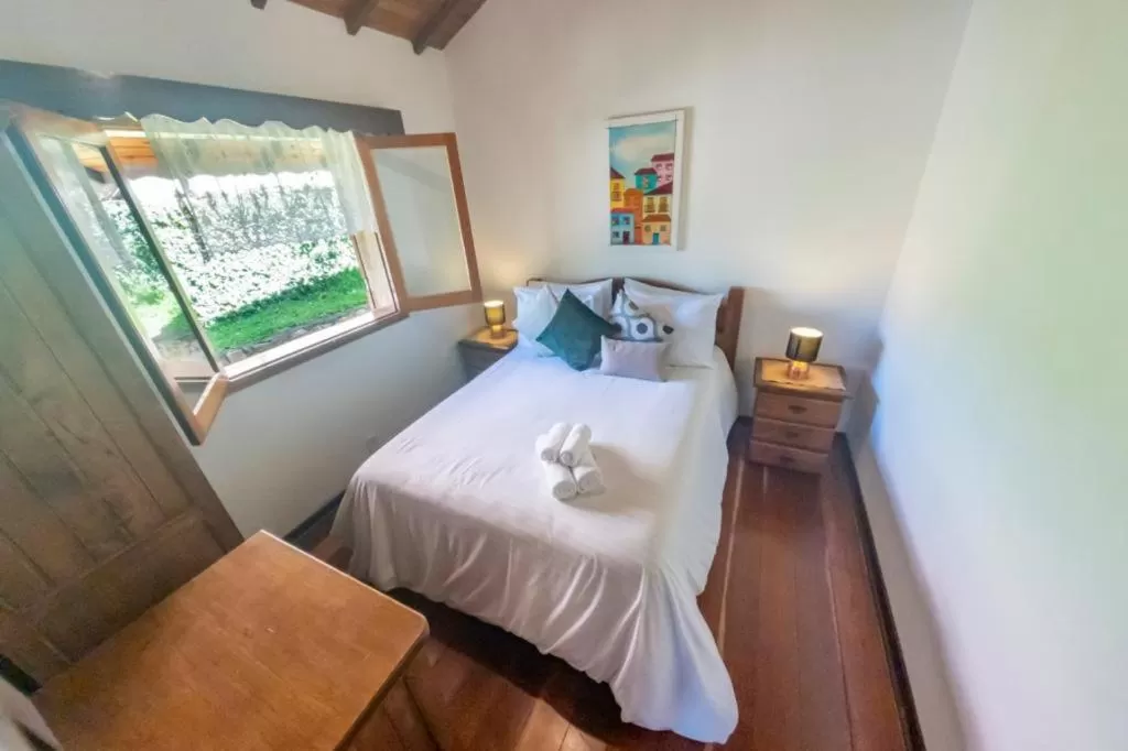 Bed in Pousada Ricanto Amore Mio