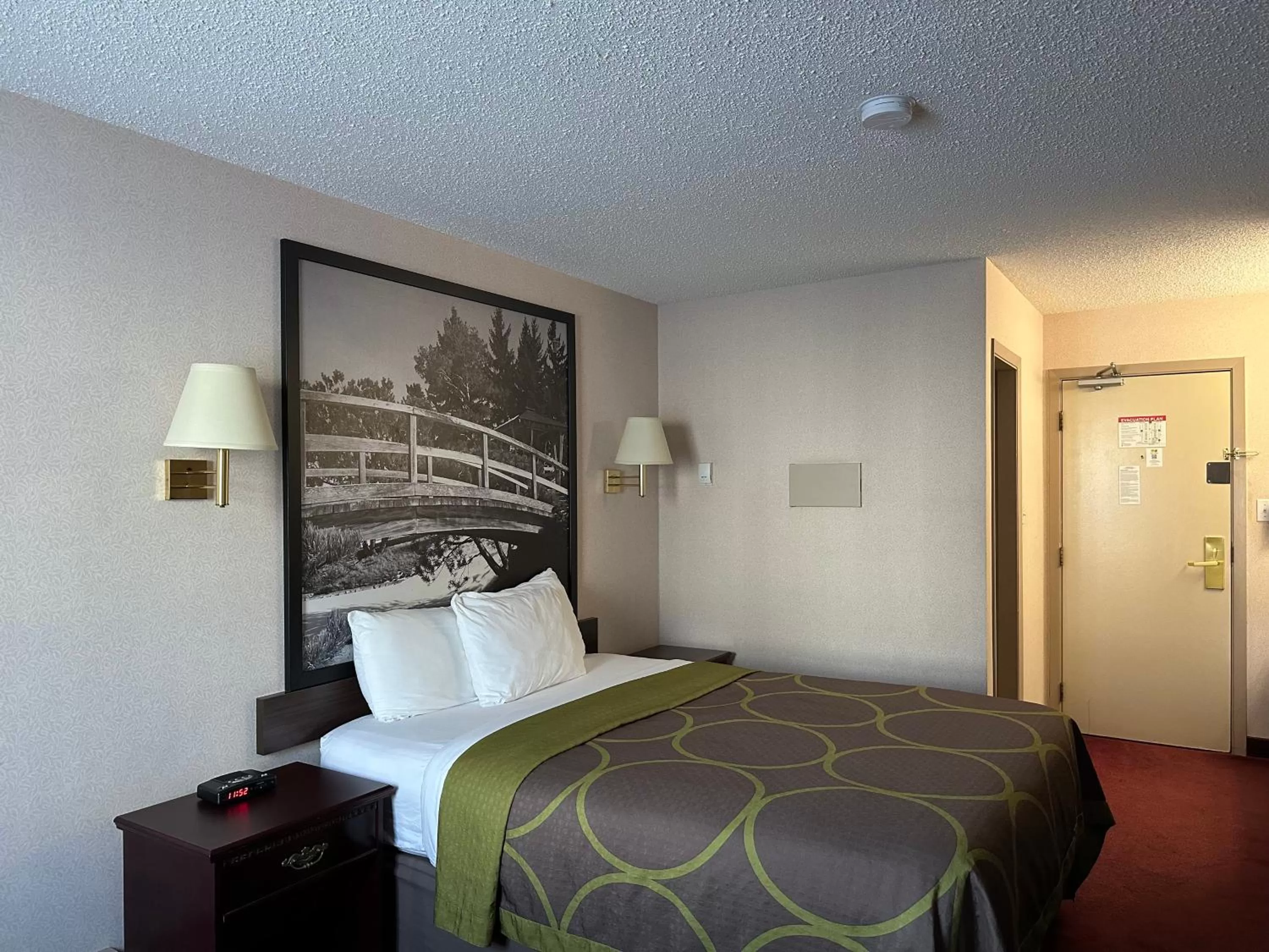 Bed in Super 8 by Wyndham Lethbridge