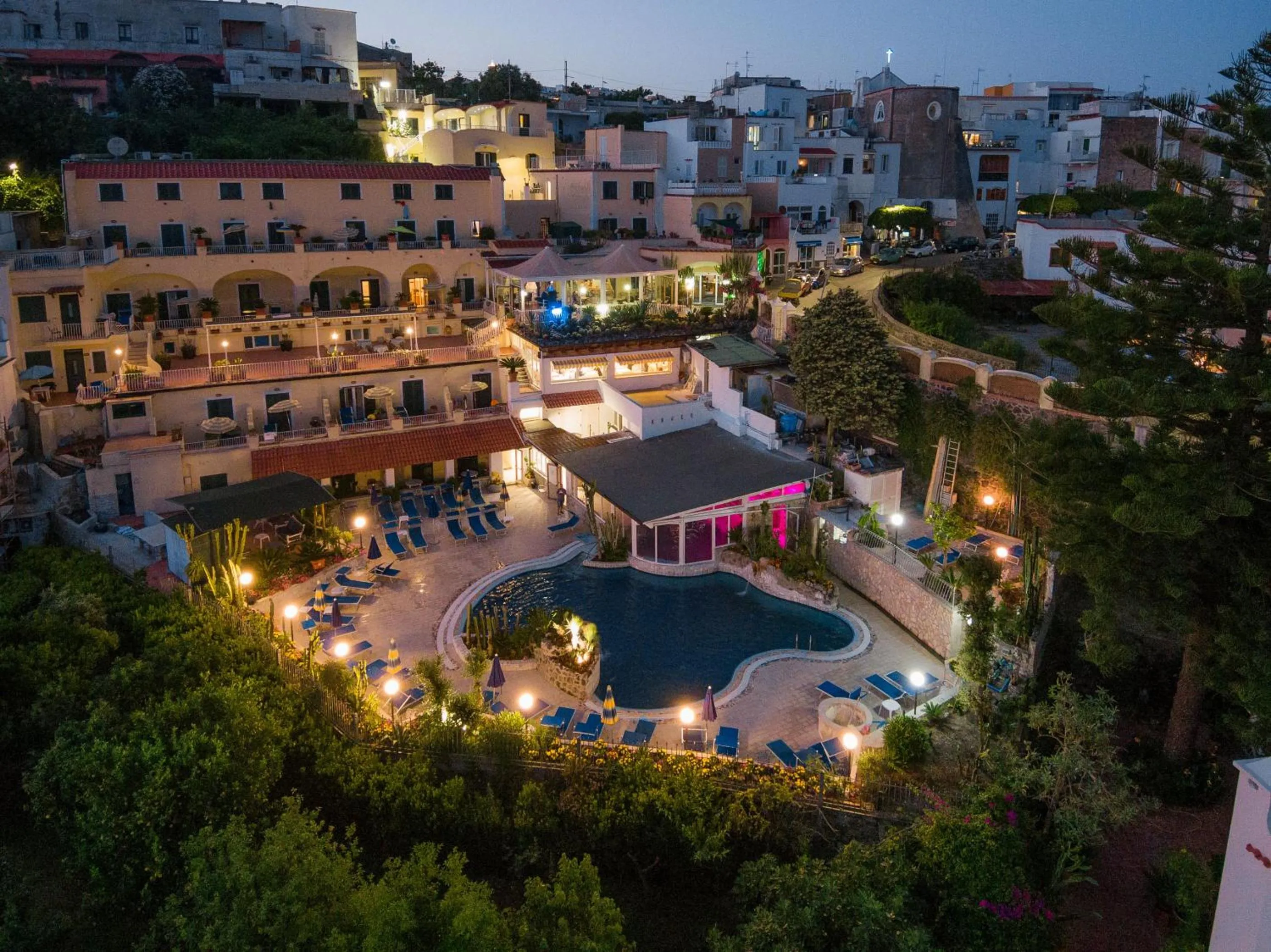 Bird's eye view in Hotel Terme Saint Raphael