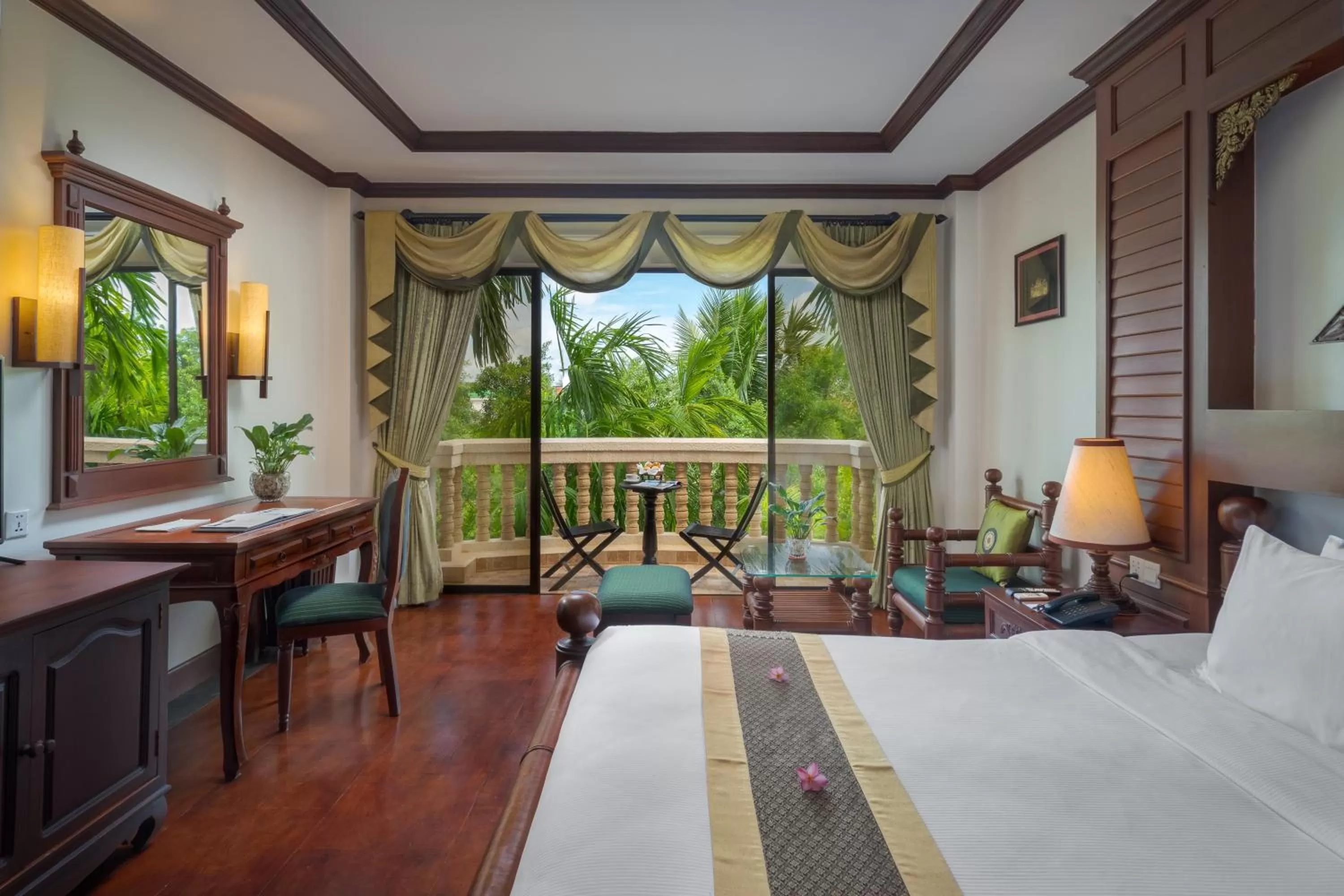 View (from property/room), Bed in THE PRIVILEGE FLOOR by Borei Angkor