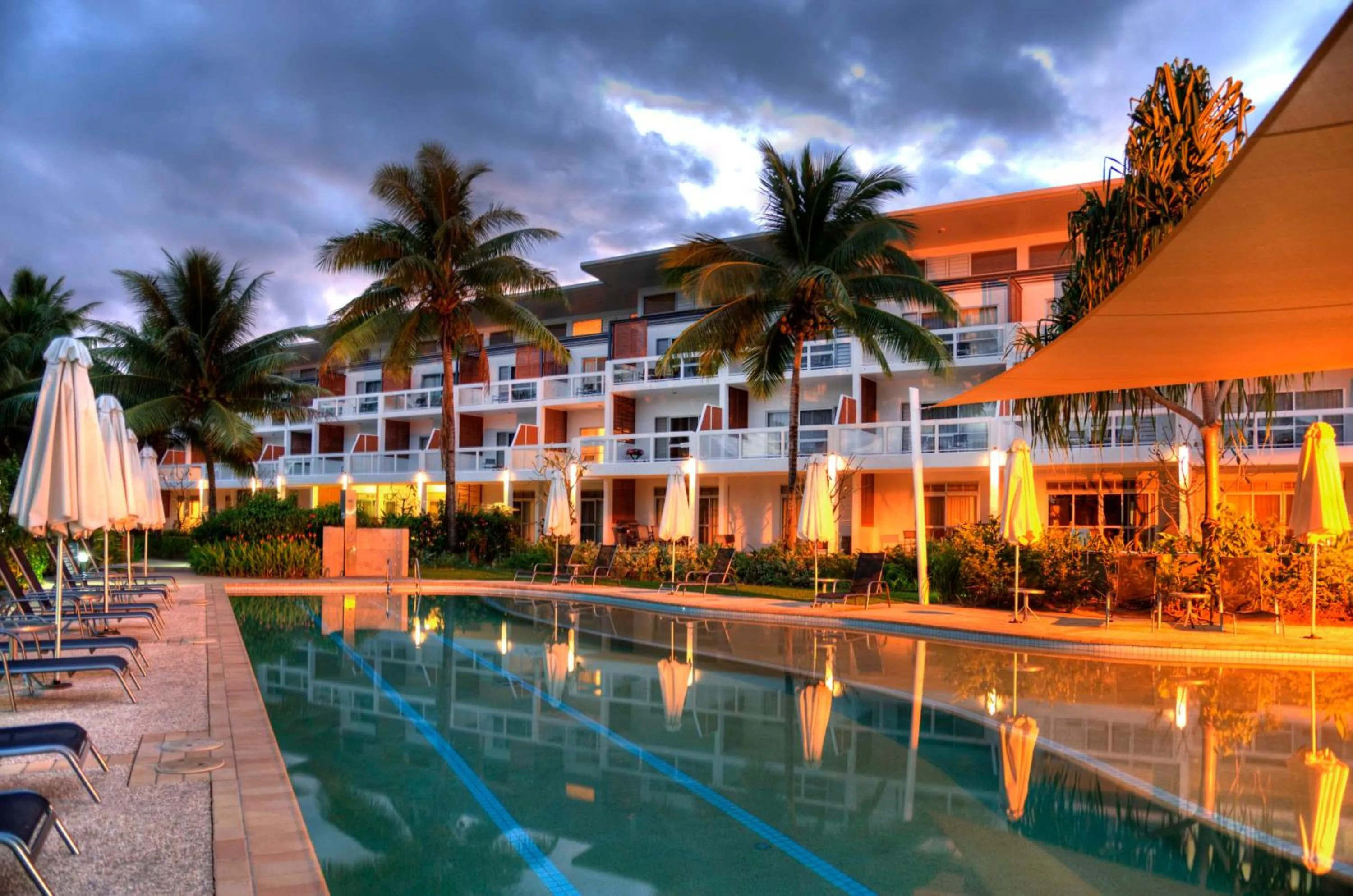 Facade/entrance in The Terraces Apartments Denarau