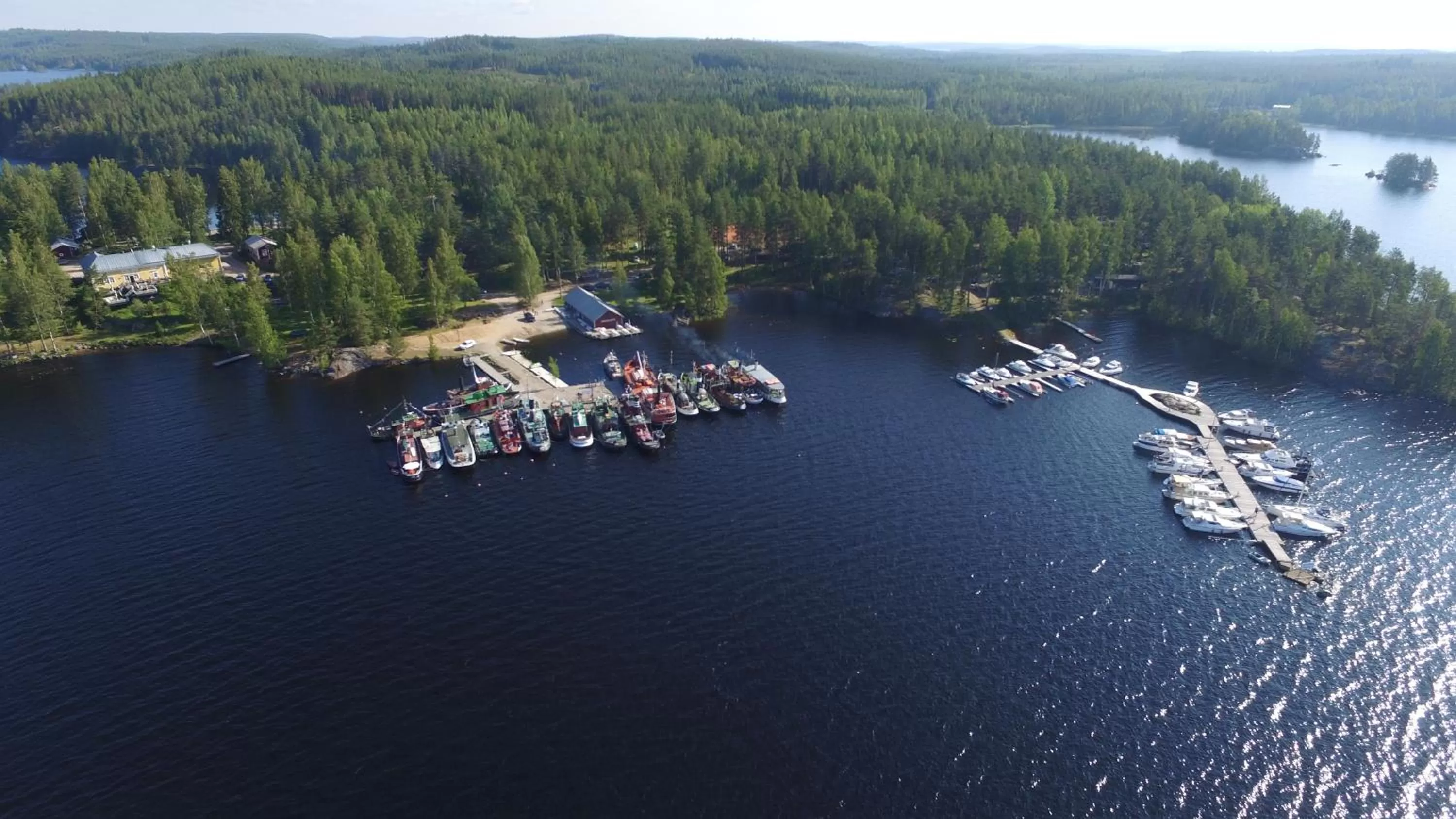 Bird's eye view, Bird's-eye View in Sahanlahti Resort