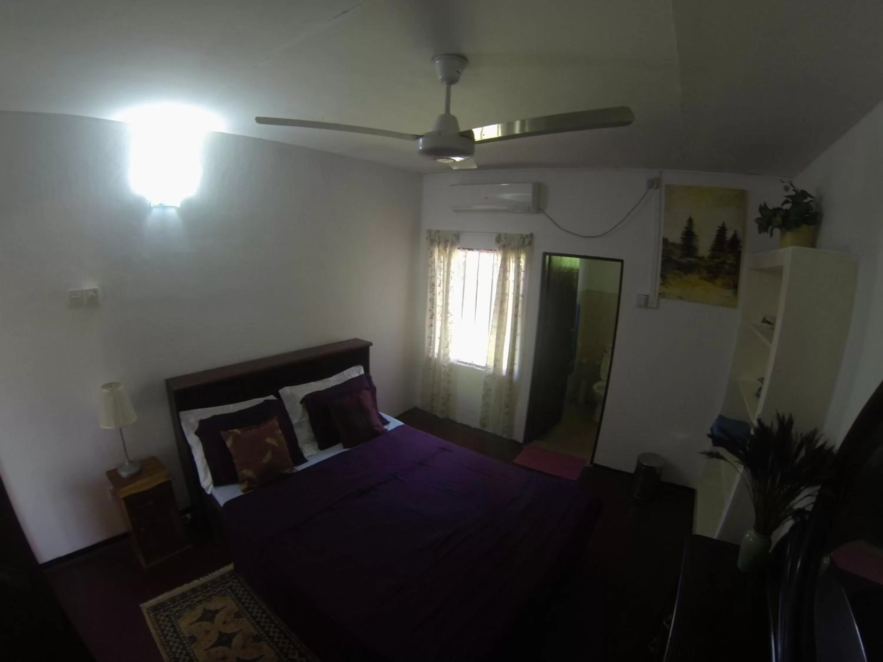 Bed in Jumera Villa Mirissa