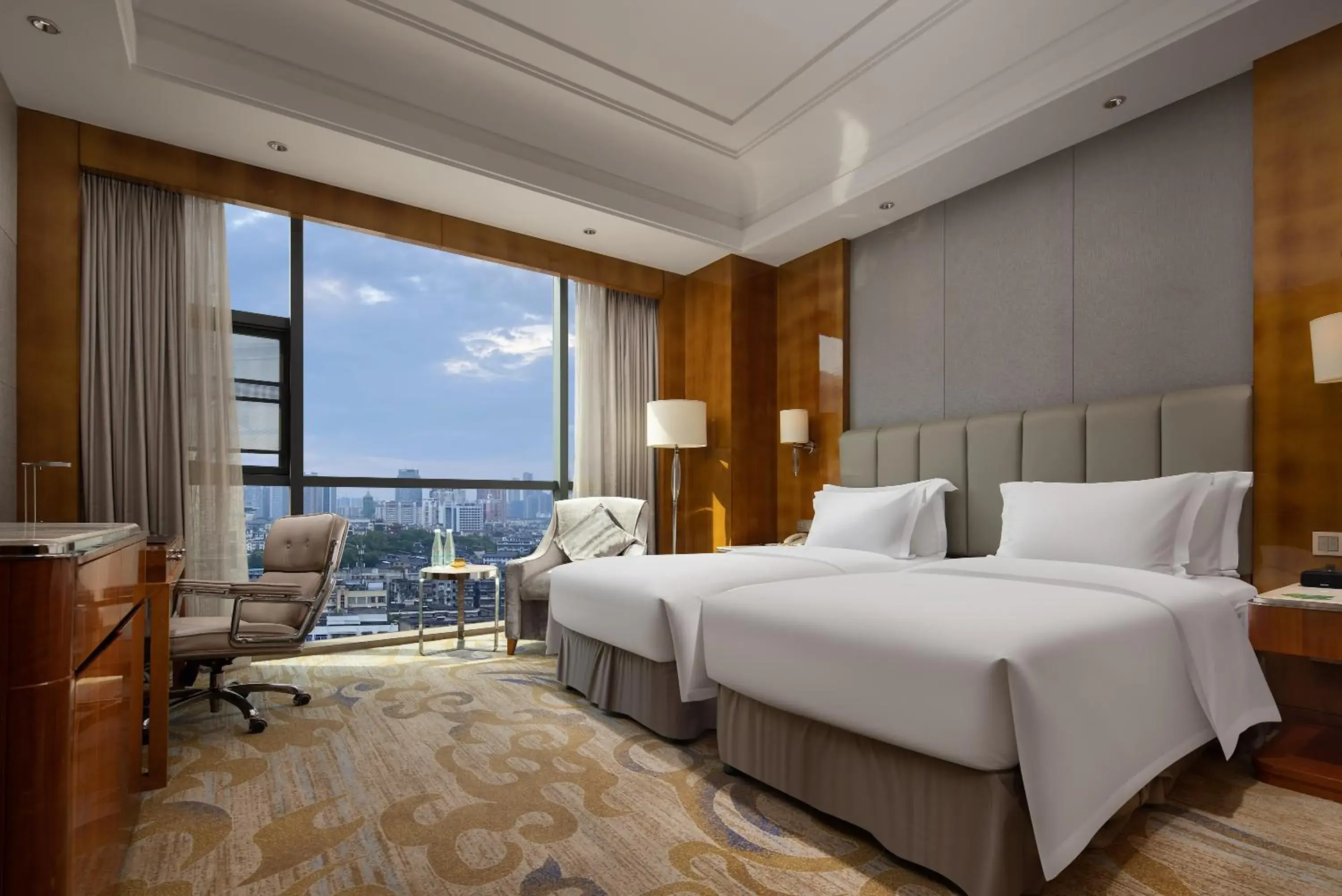 Double Room with Two Double Beds in WorldHotel Grand Jiaxing Hunan Double Room with Two Double Beds in WorldHotel Grand Jiaxing Hunan