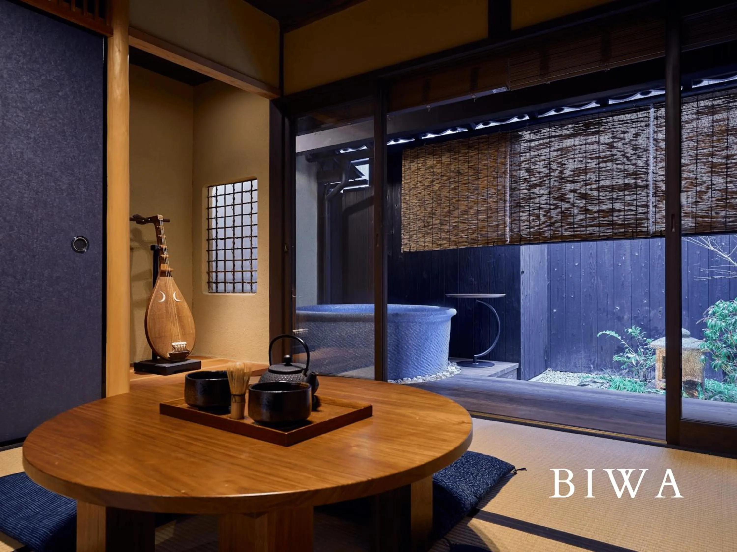 Garden in Kyoto Machiya Fukune