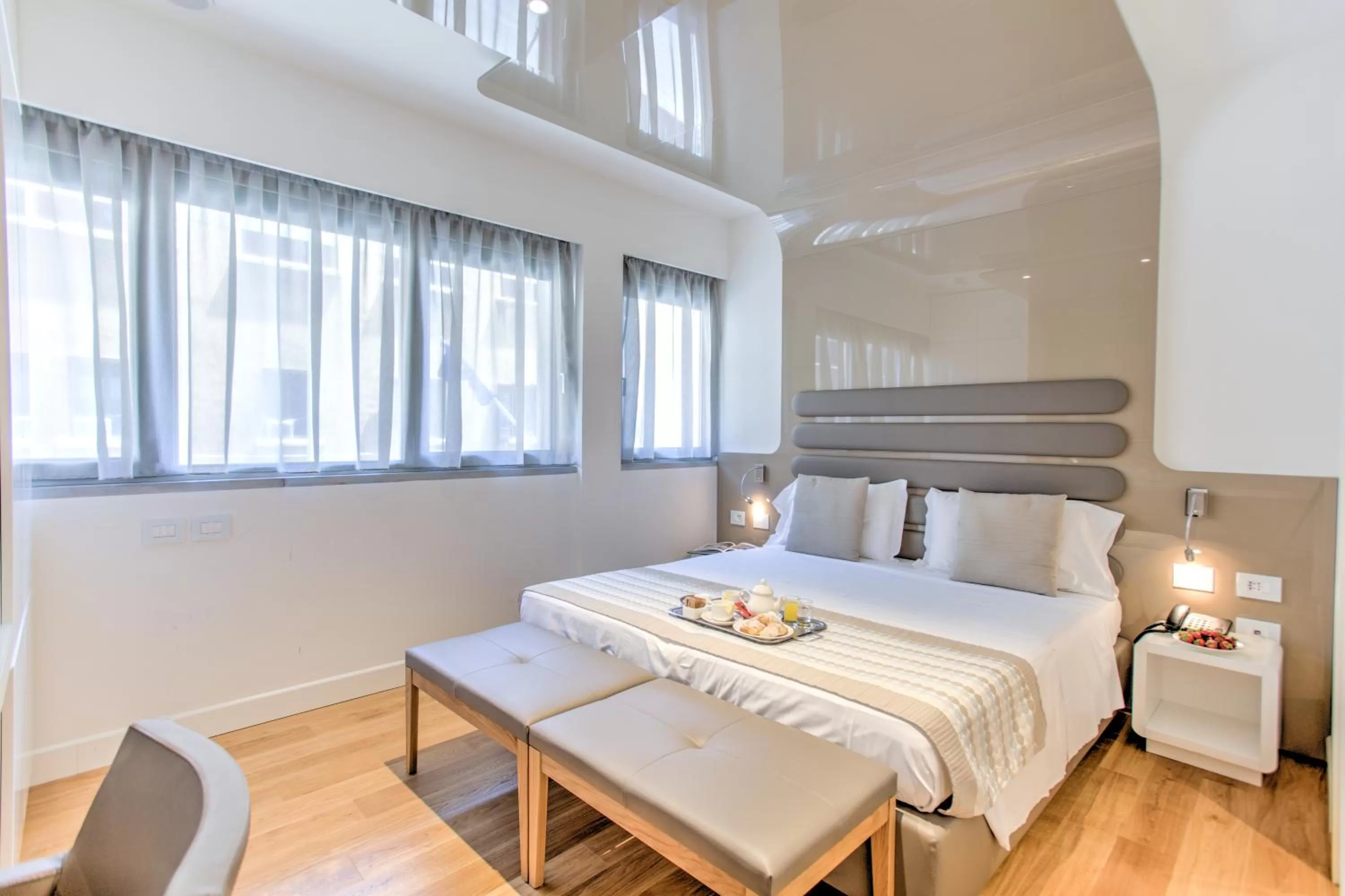 Bedroom, Bed in Mh Florence Hotel & Spa