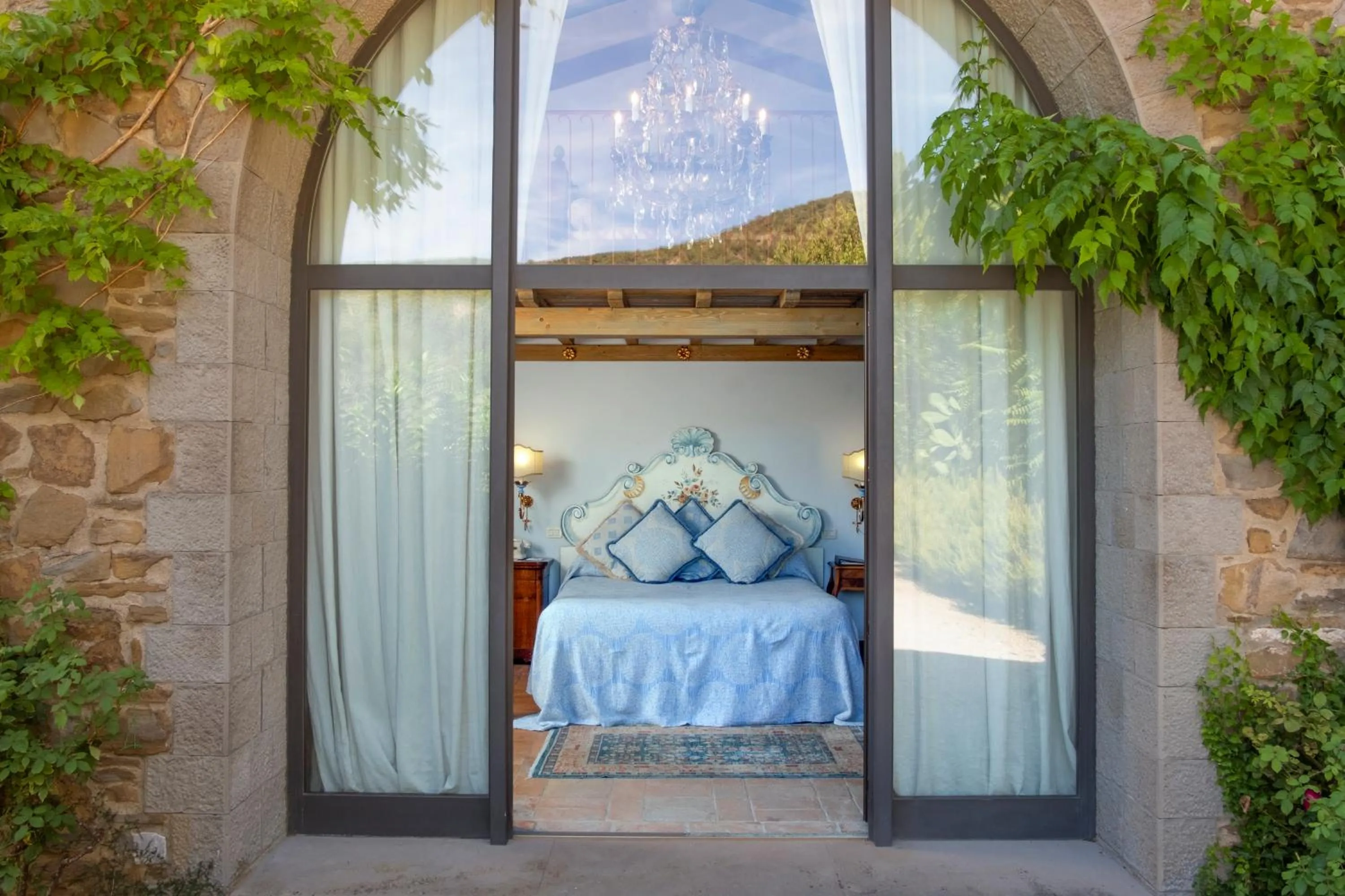 Bedroom, Bed in Il Falconiere Relais & Spa