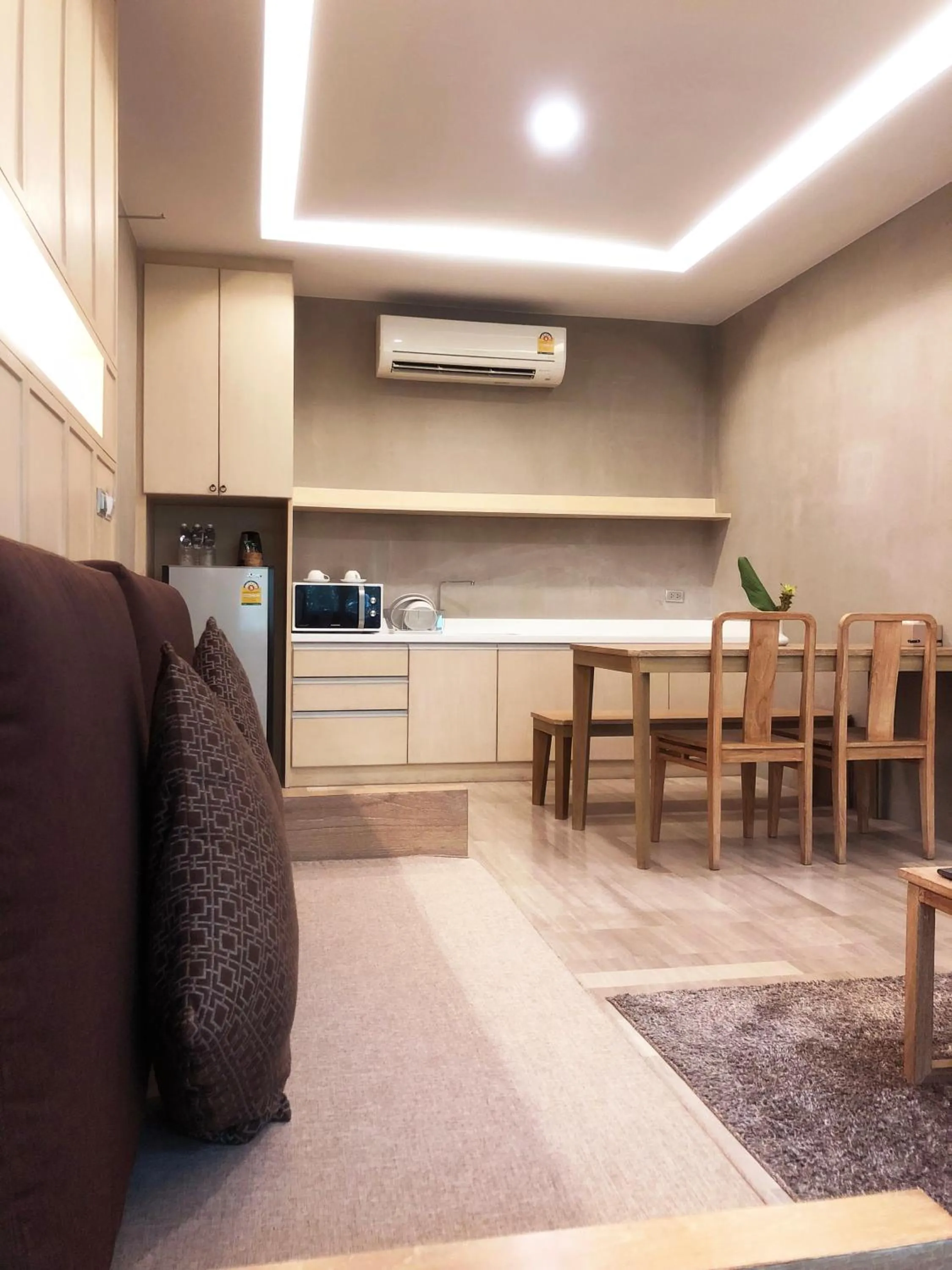 Kitchen or kitchenette in Chu Hotel