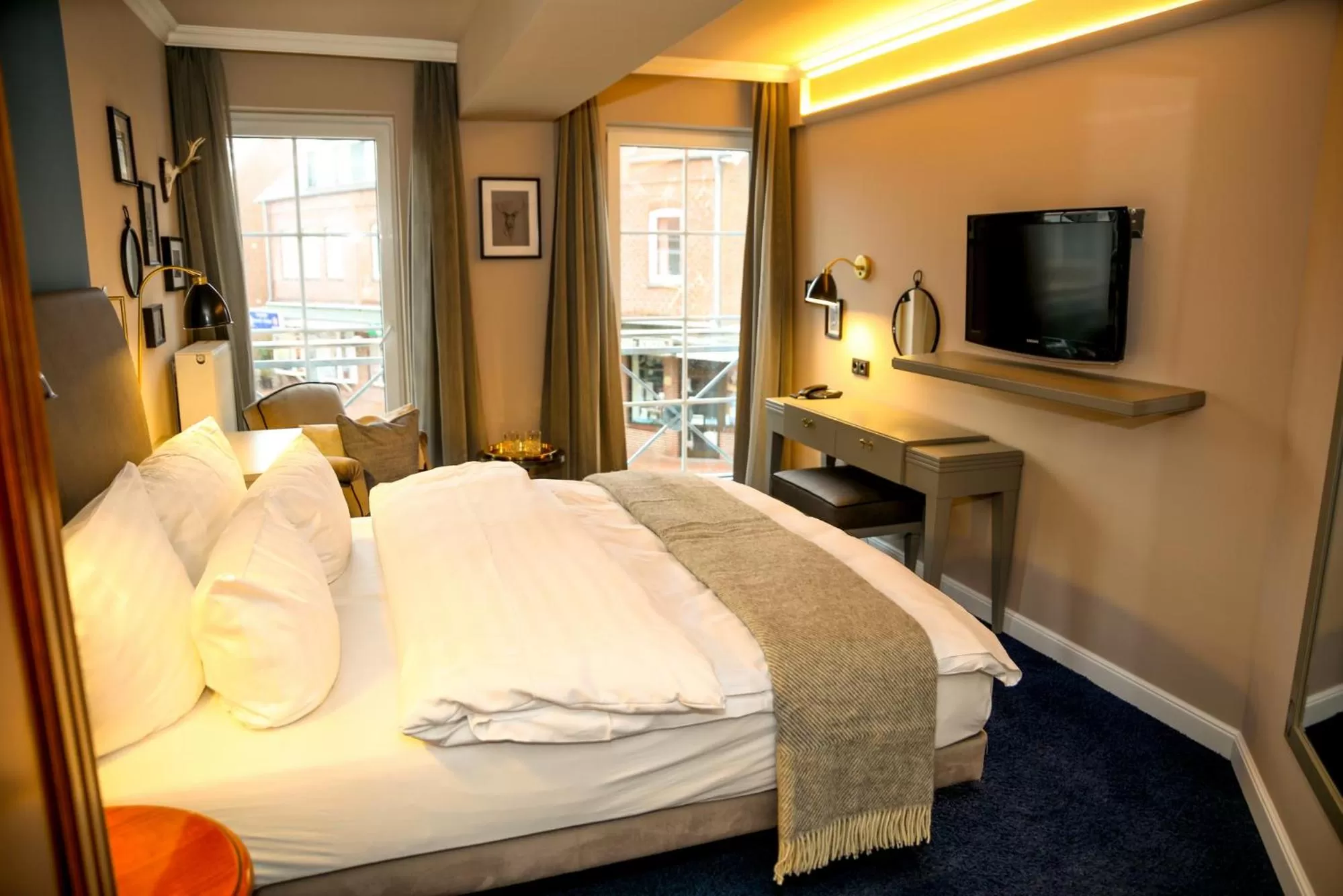 Bed in Nordseehotel Kröger