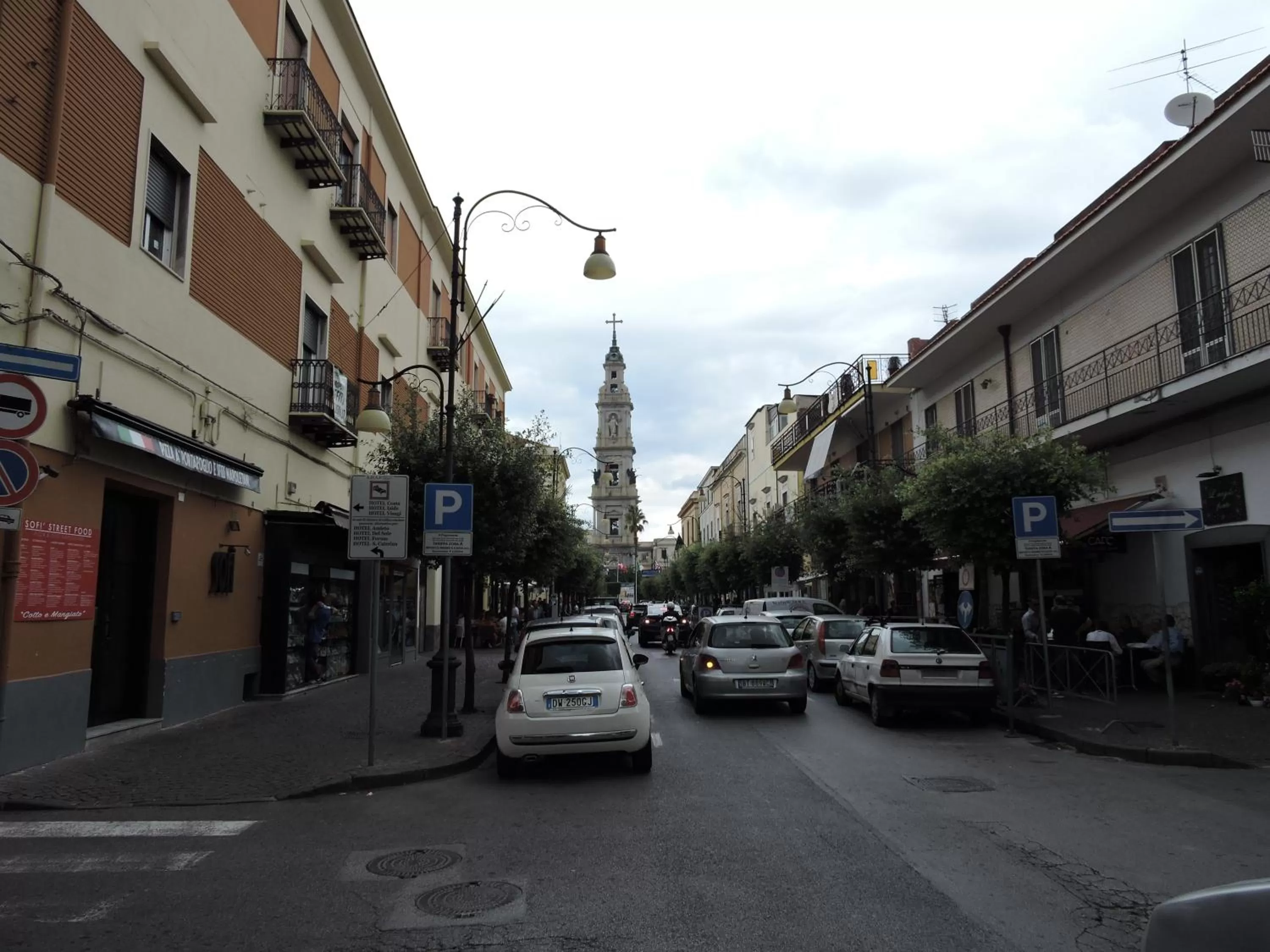 On site, Neighborhood in Pompei Ruins