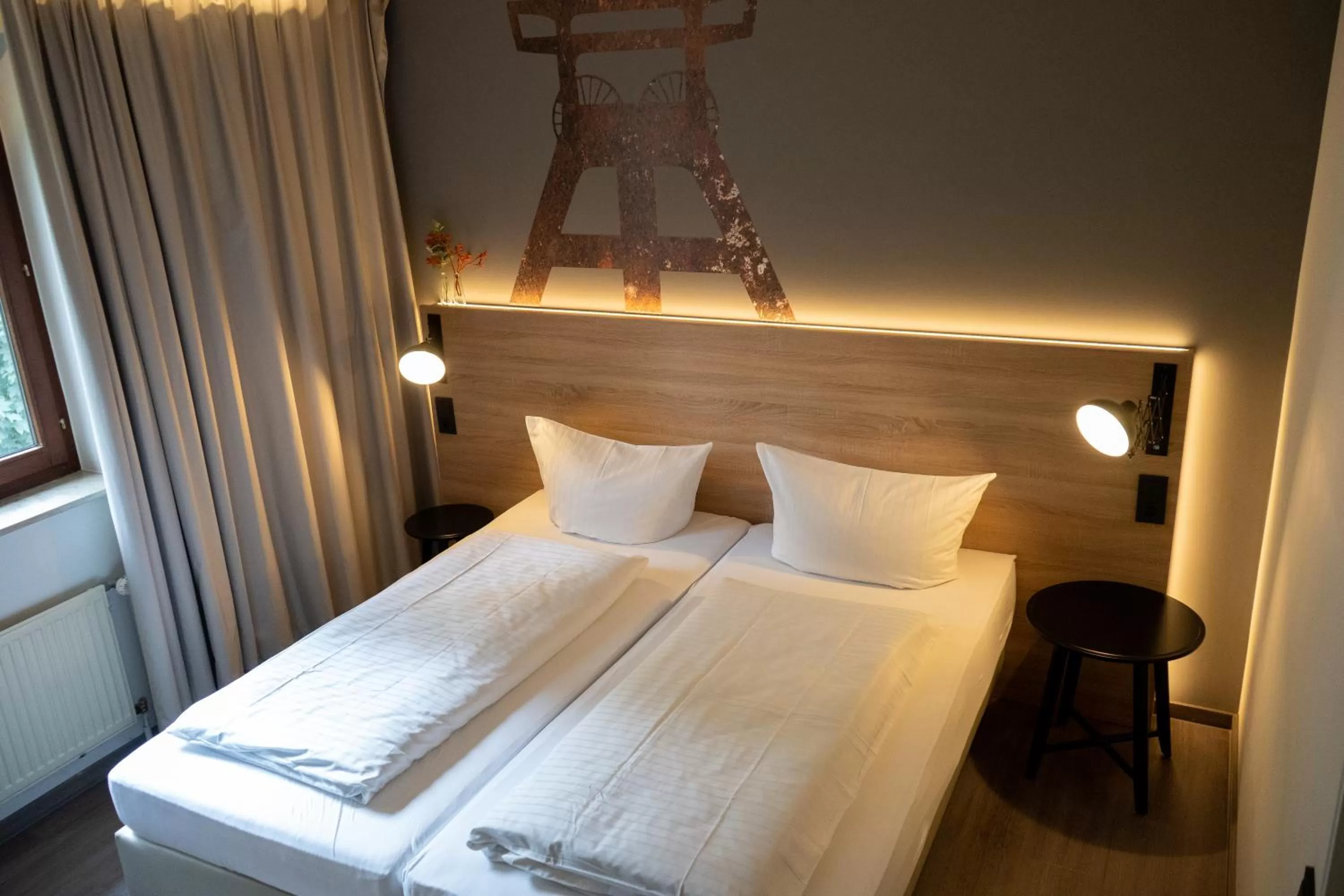 Bed in Hotel Haus Hohenstein