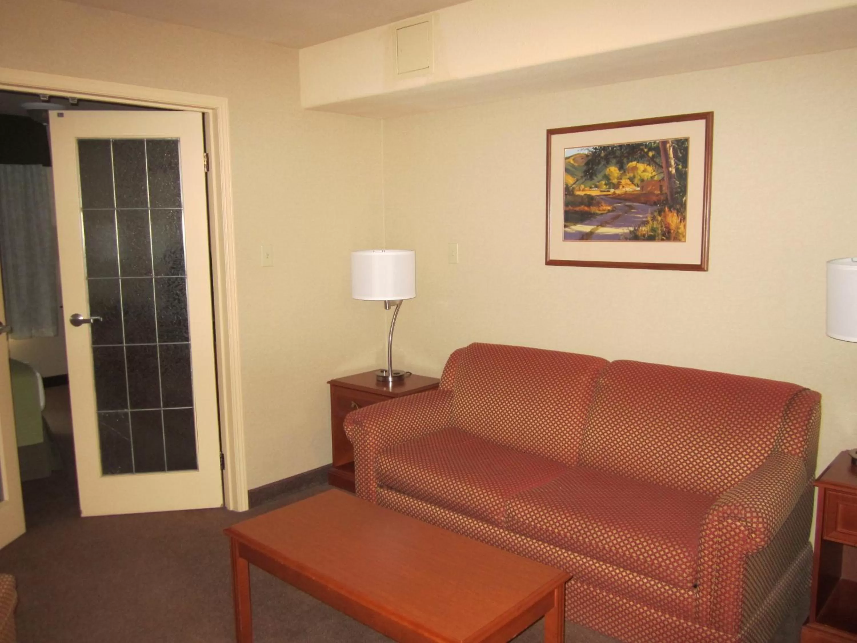 Seating area in Super 8 by Wyndham Fort St. John BC