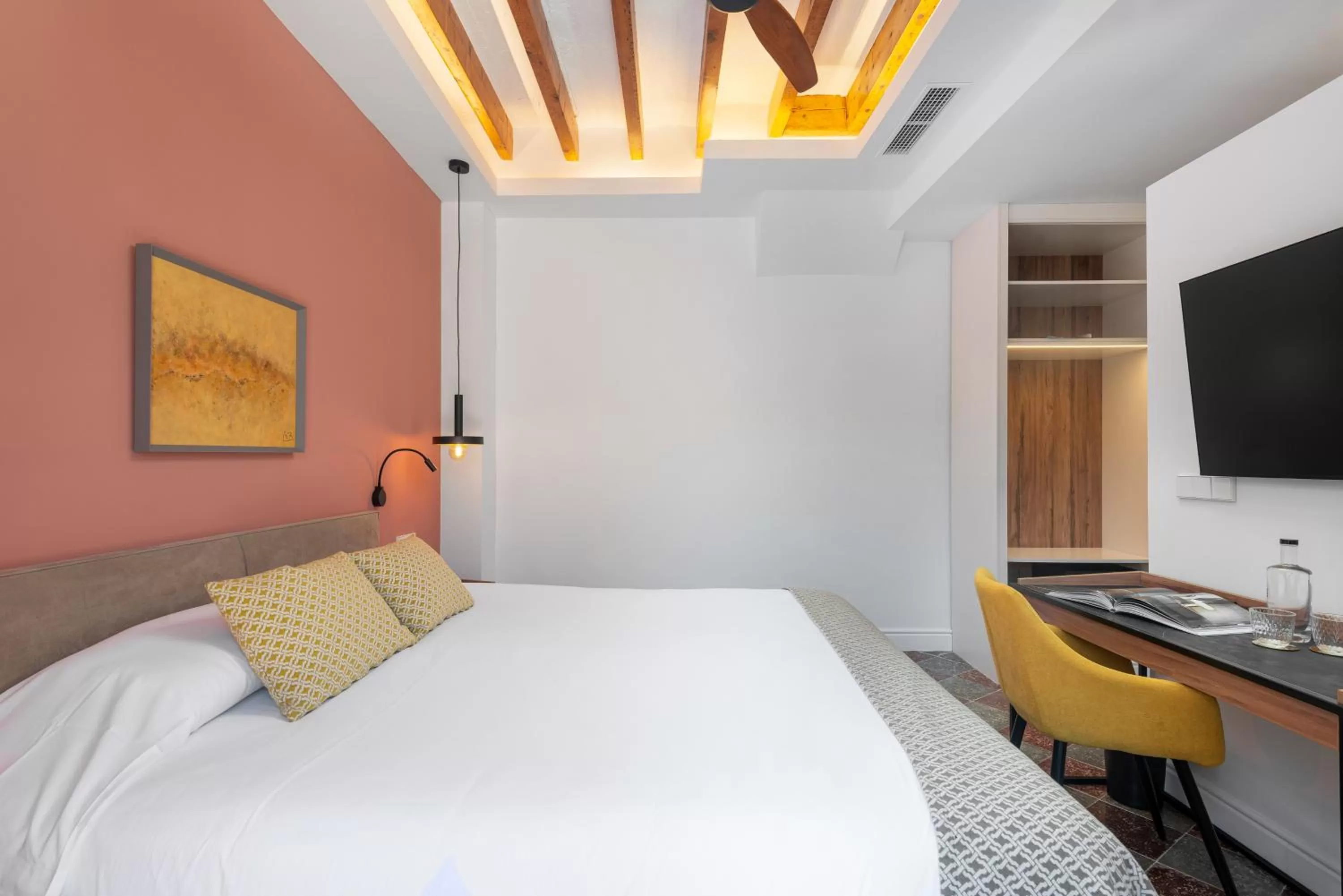 Bedroom, Bed in Hotel Can Quetglas