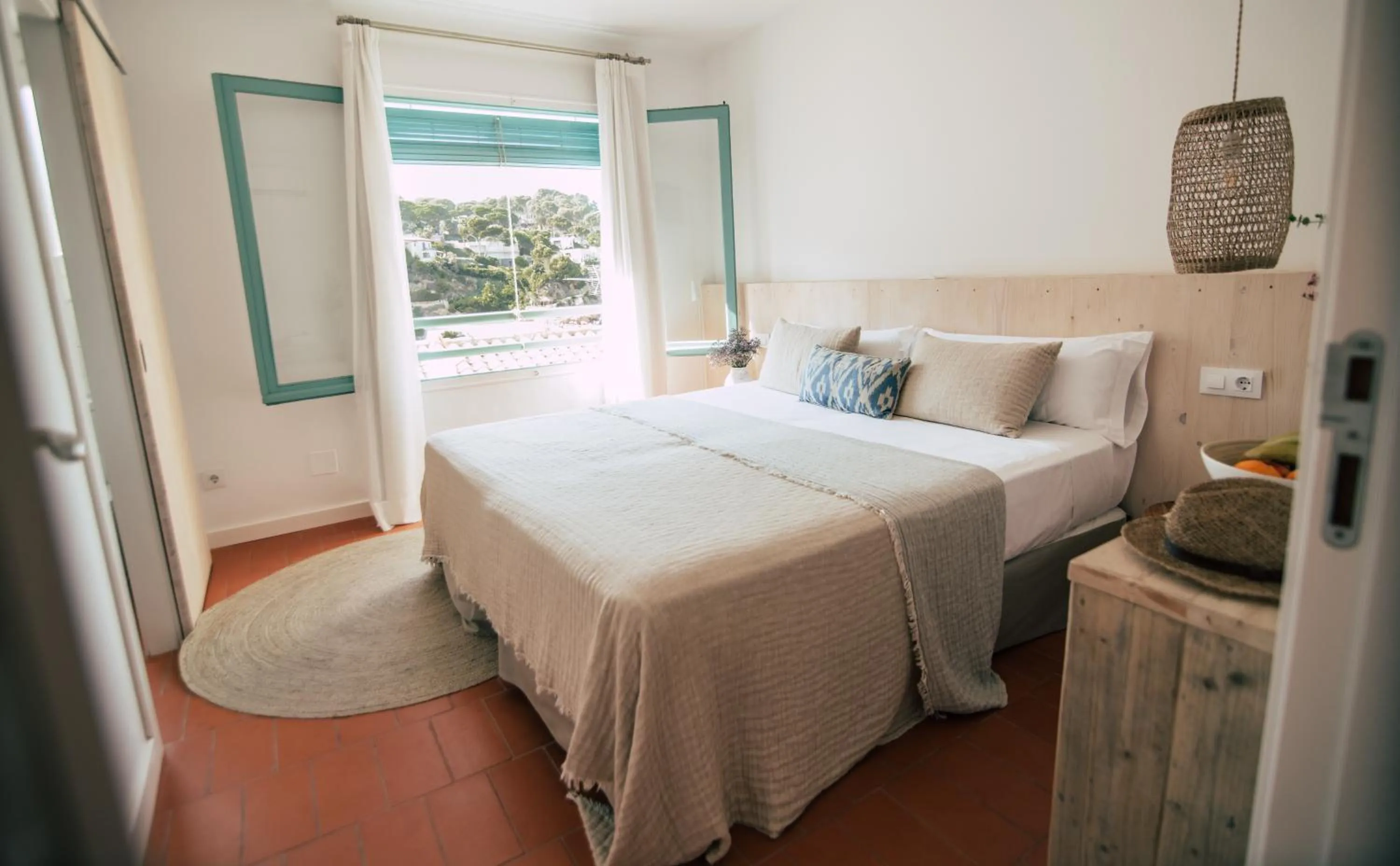 Bed in Hostal Ses Negres