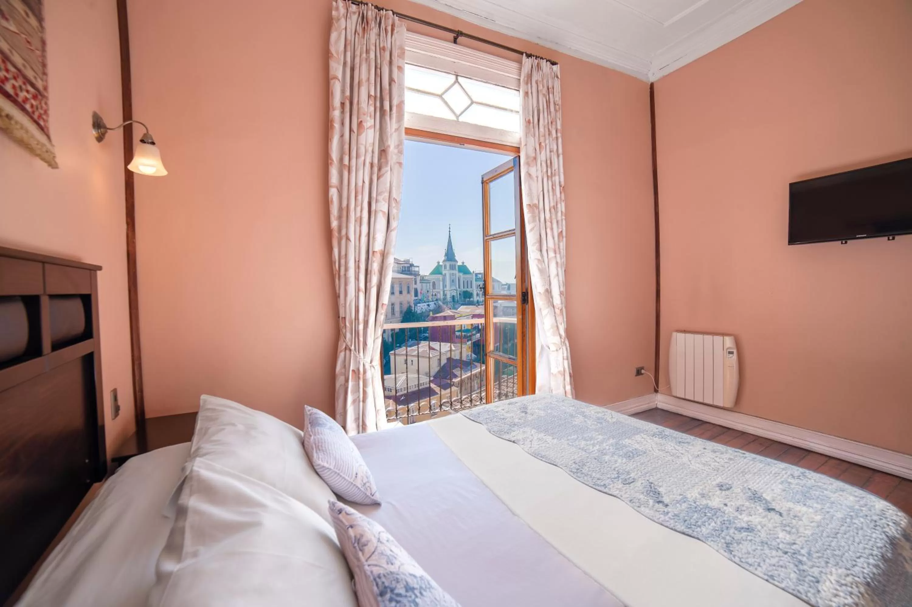 Balcony/Terrace, Bed in Casa Vander Hotel Boutique