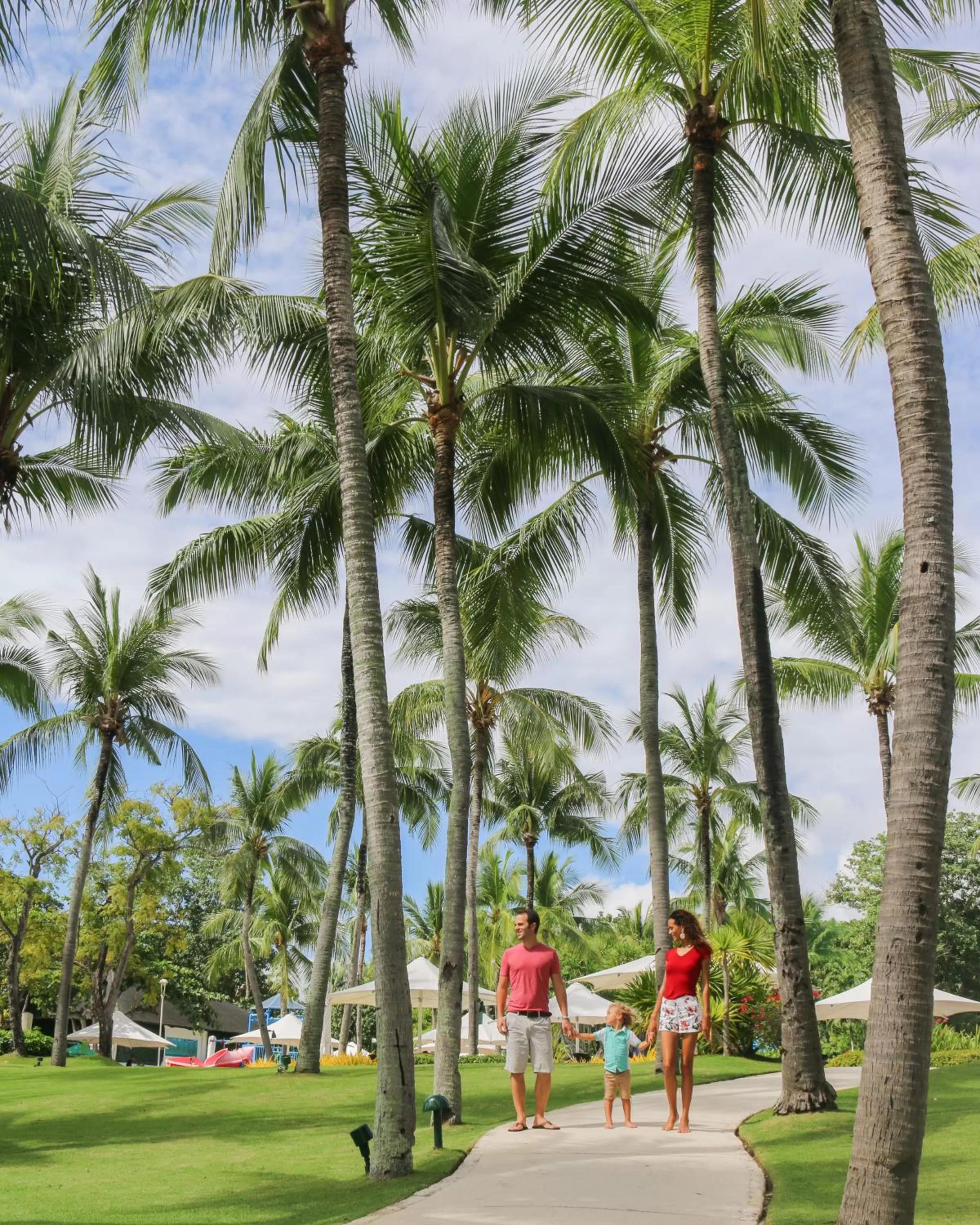 Family in Shangri-La Mactan, Cebu