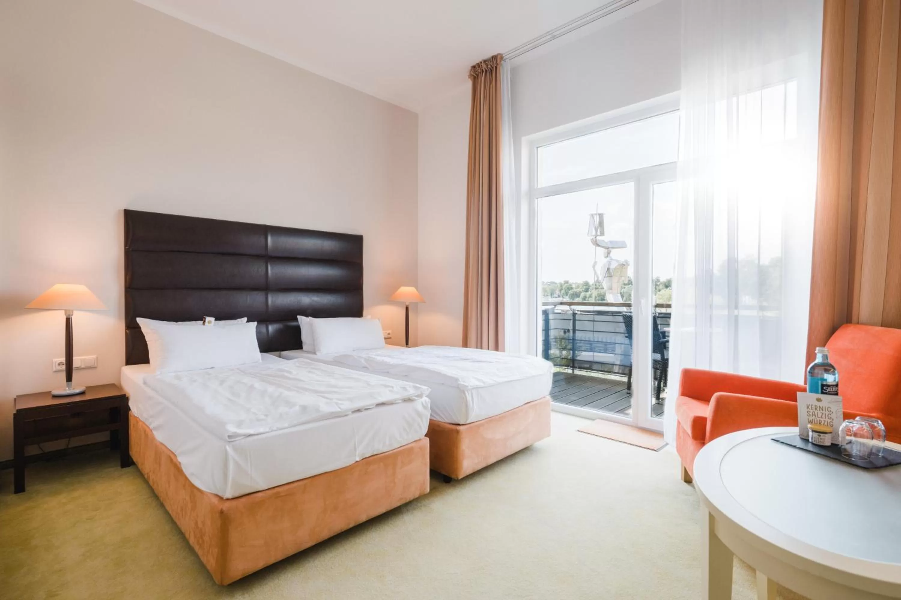 Photo of the whole room, Bed in Resort Mark Brandenburg & Fontane Therme