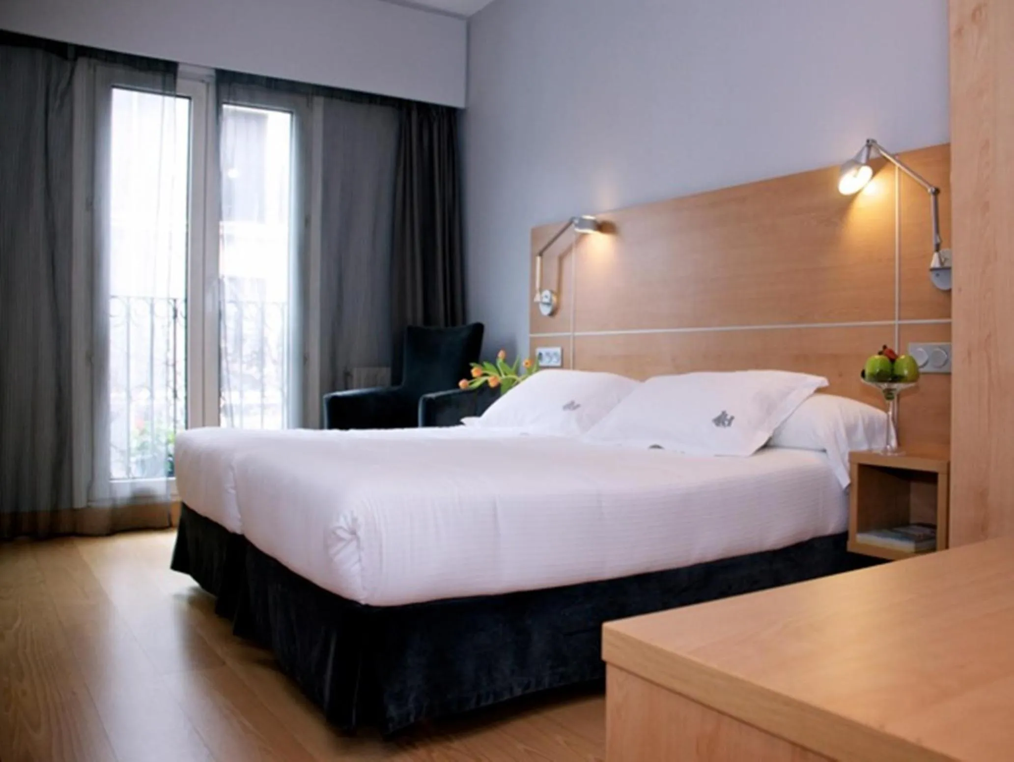 Bed in Hotel Jauregui