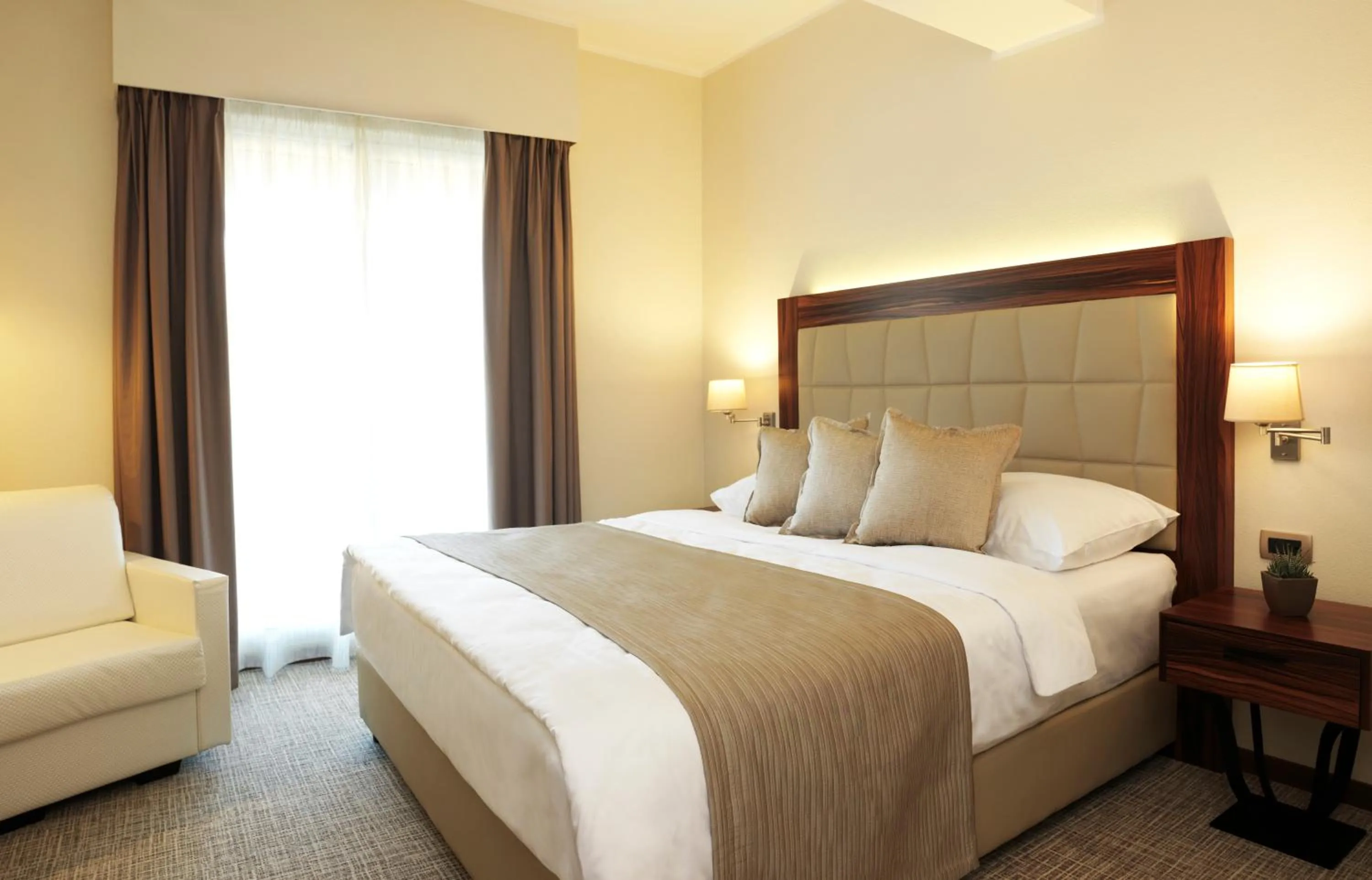 Bedroom, Bed in Grand Hotel Portoroz 4* superior – Terme & Wellness LifeClass