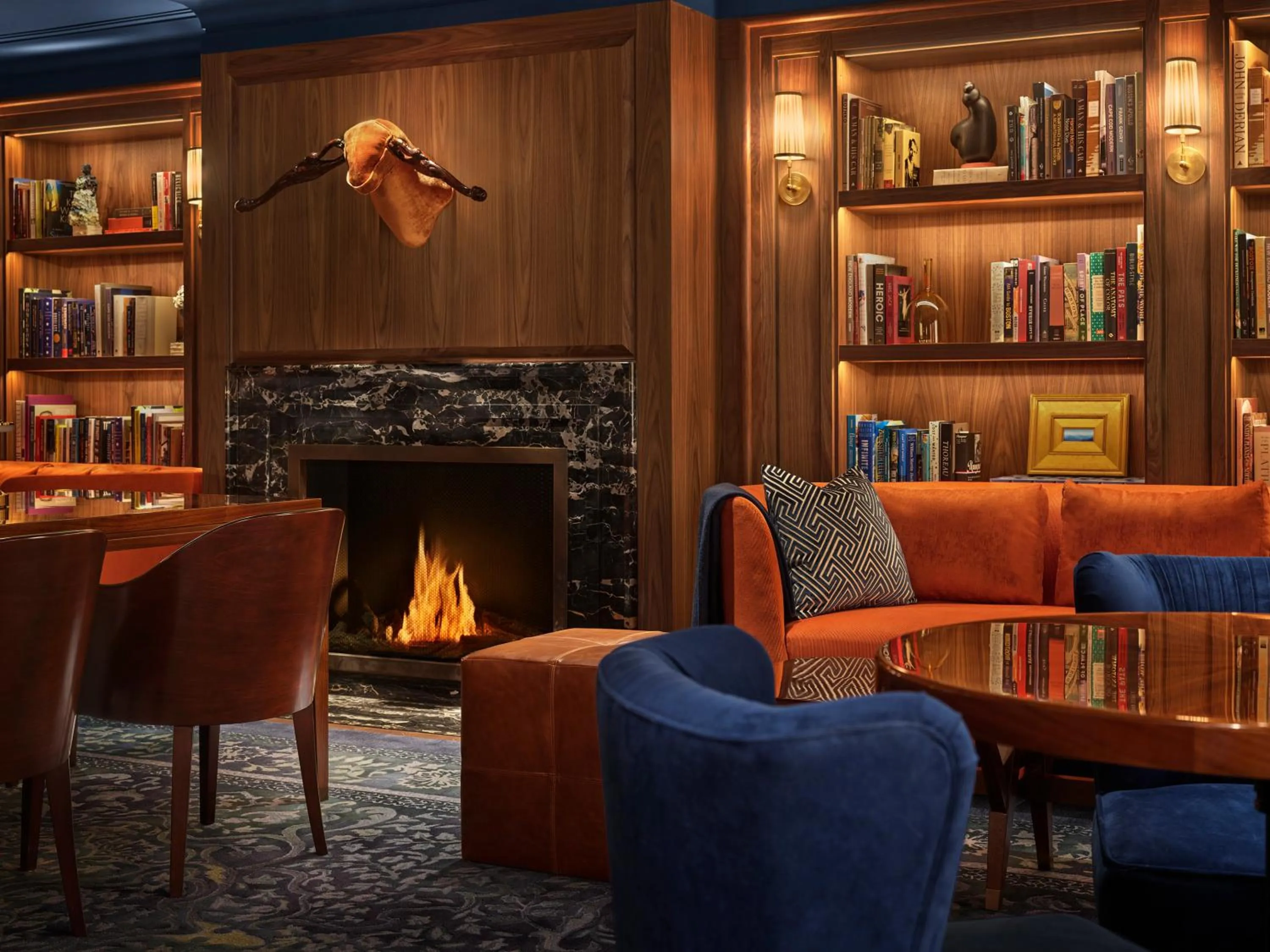 Library in The Newbury Boston