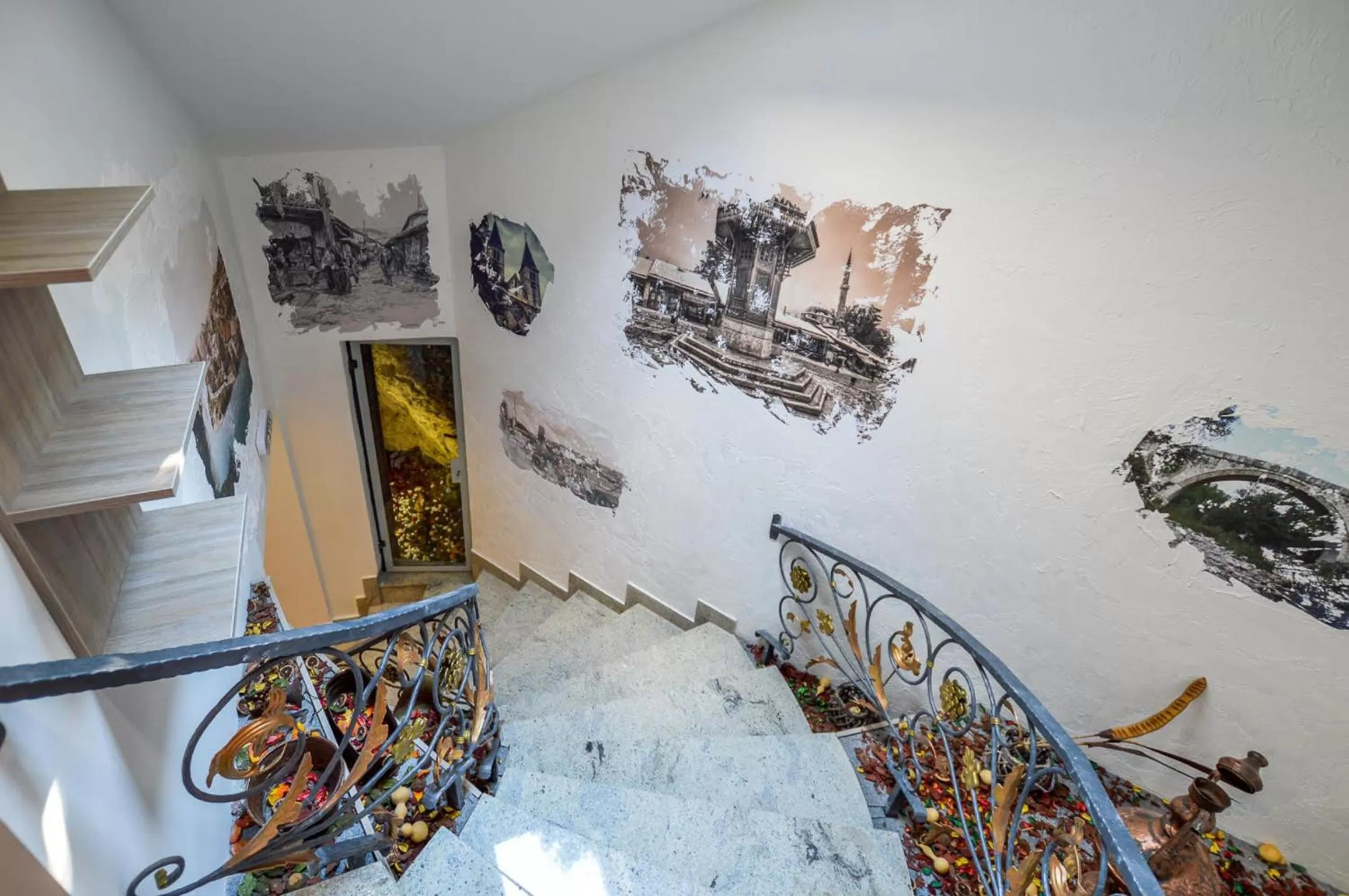 Decorative detail in Heritage Hotel Gate of Sarajevo